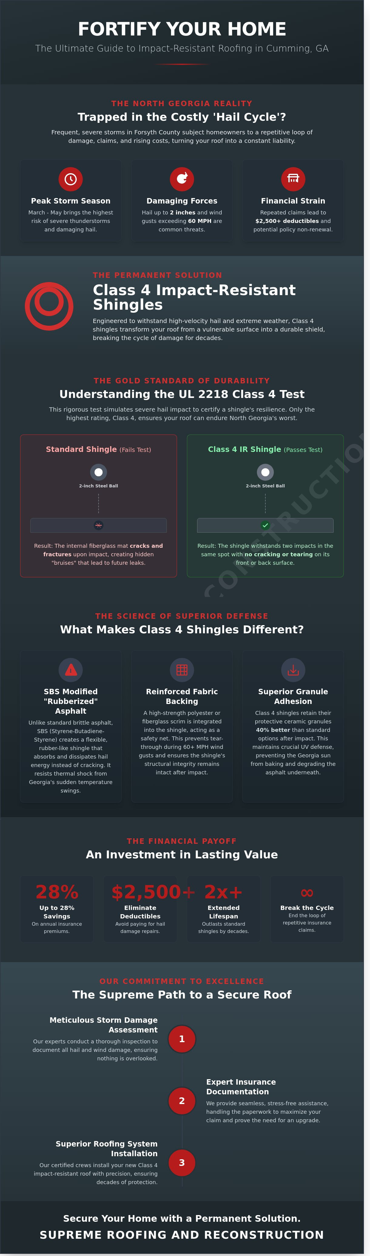 Impact resistant shingles in cumming ga
