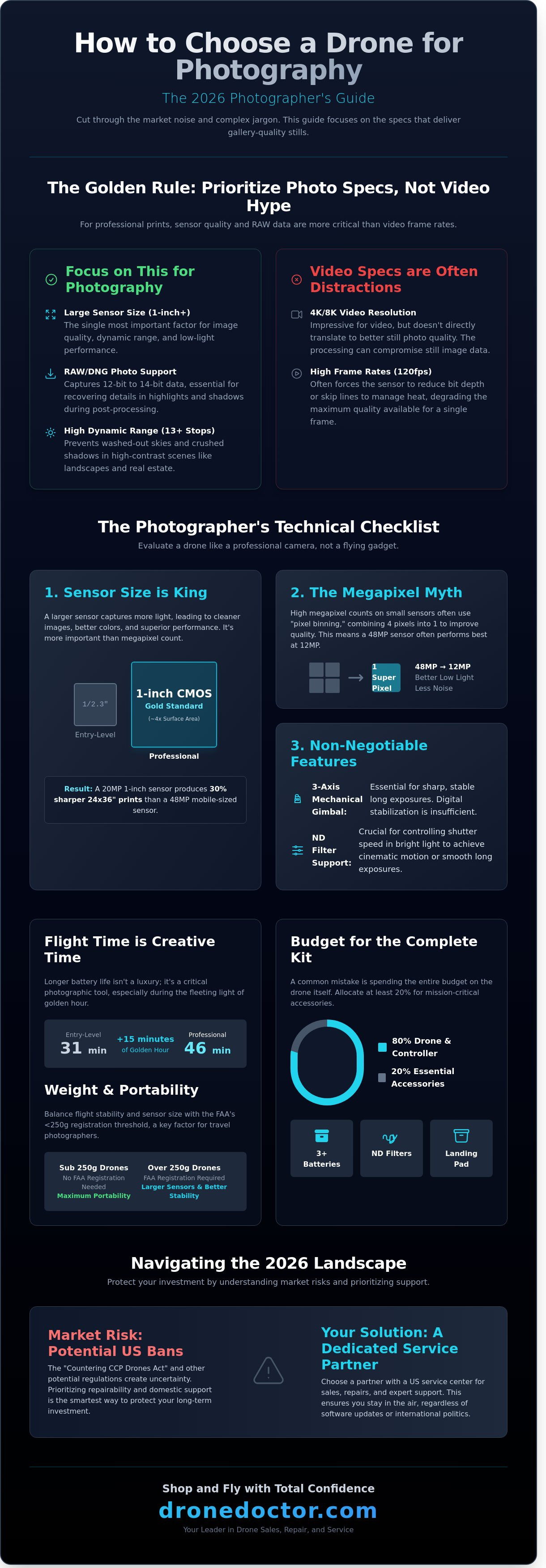 How to choose a drone for photography