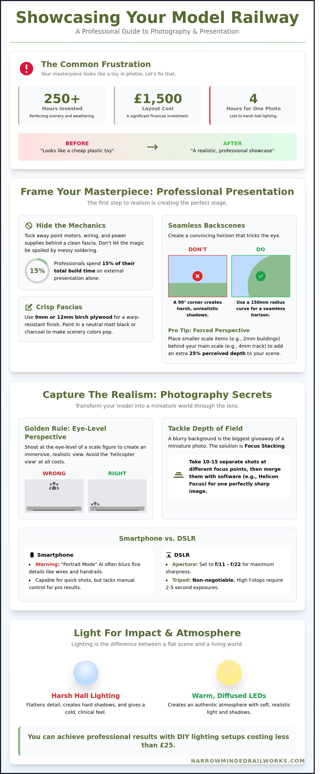 Showcasing your model railway layout