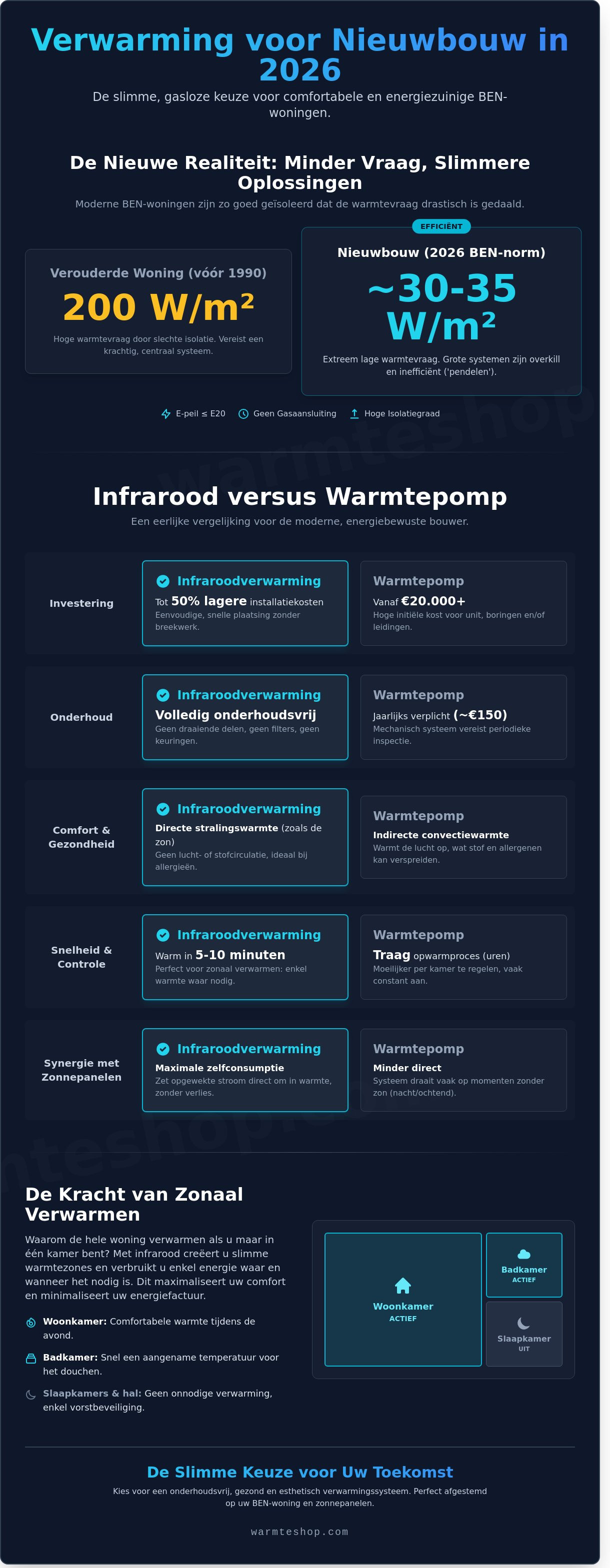 Chauffage pour une maison neuve