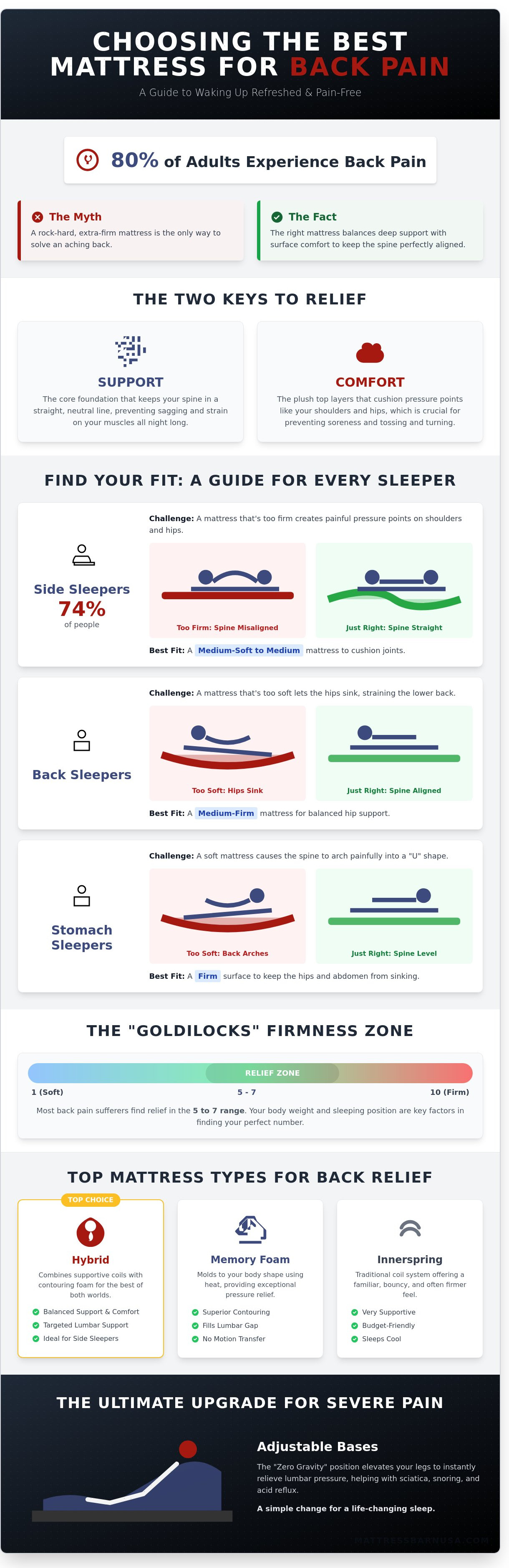 Best mattress for back pain Vacaville