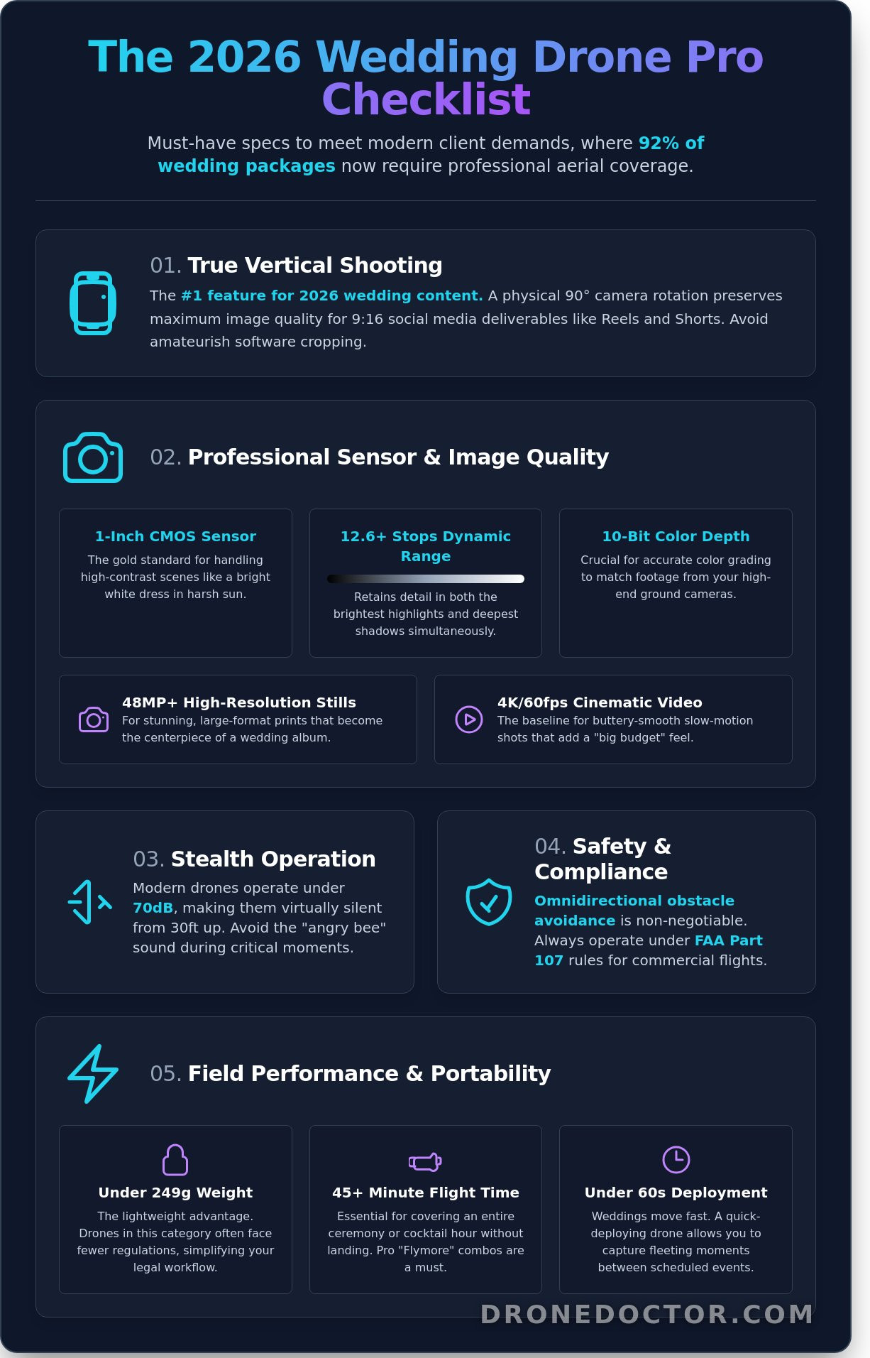 Best drone for wedding photography