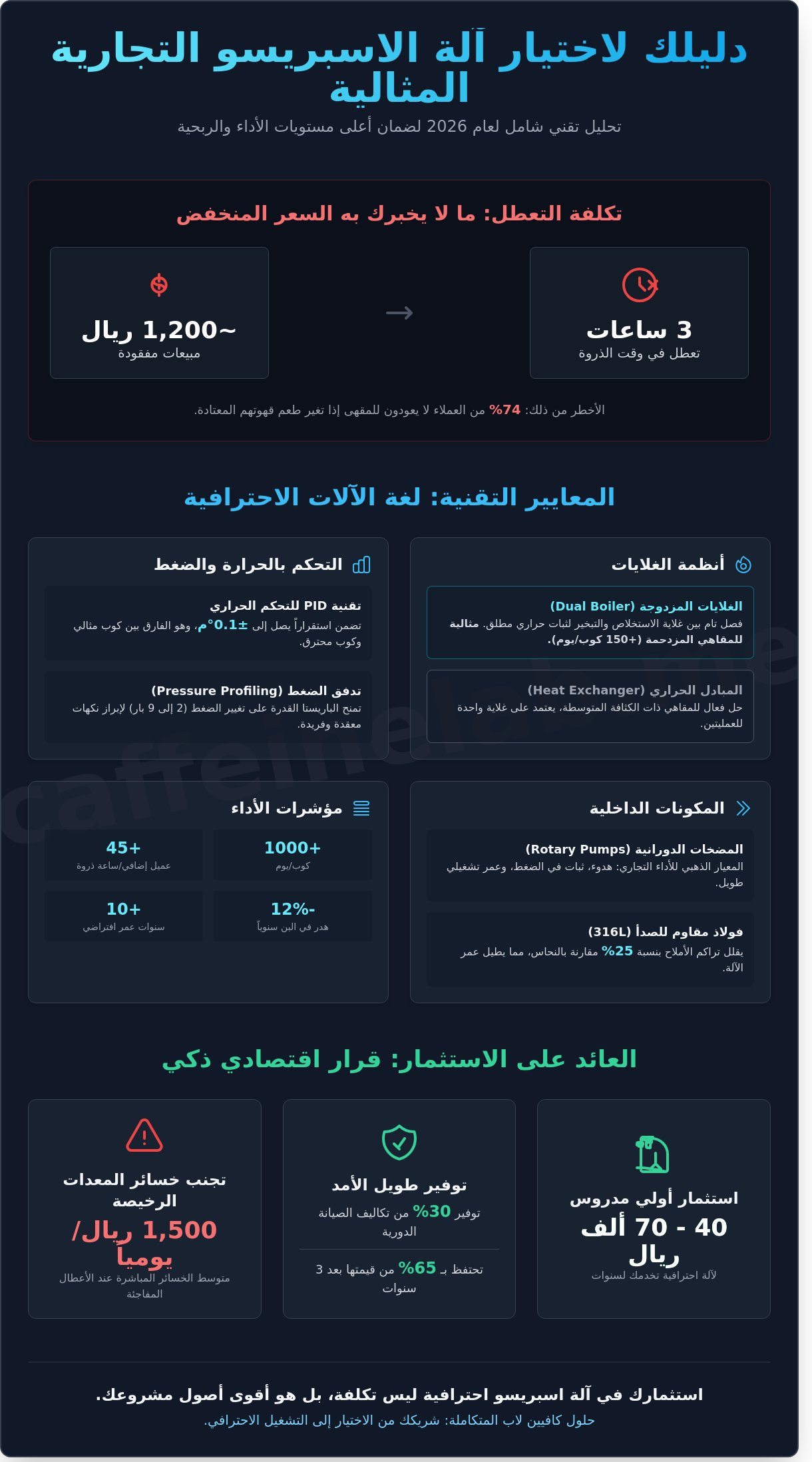 مكائن اسبريسو تجارية