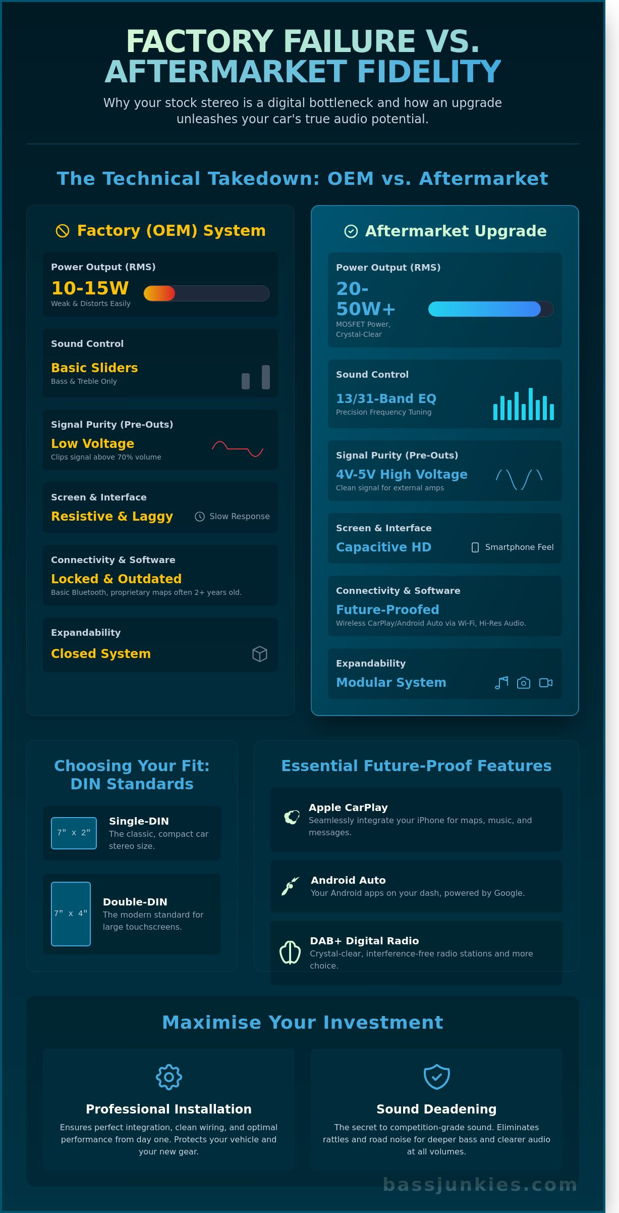 Aftermarket car stereo