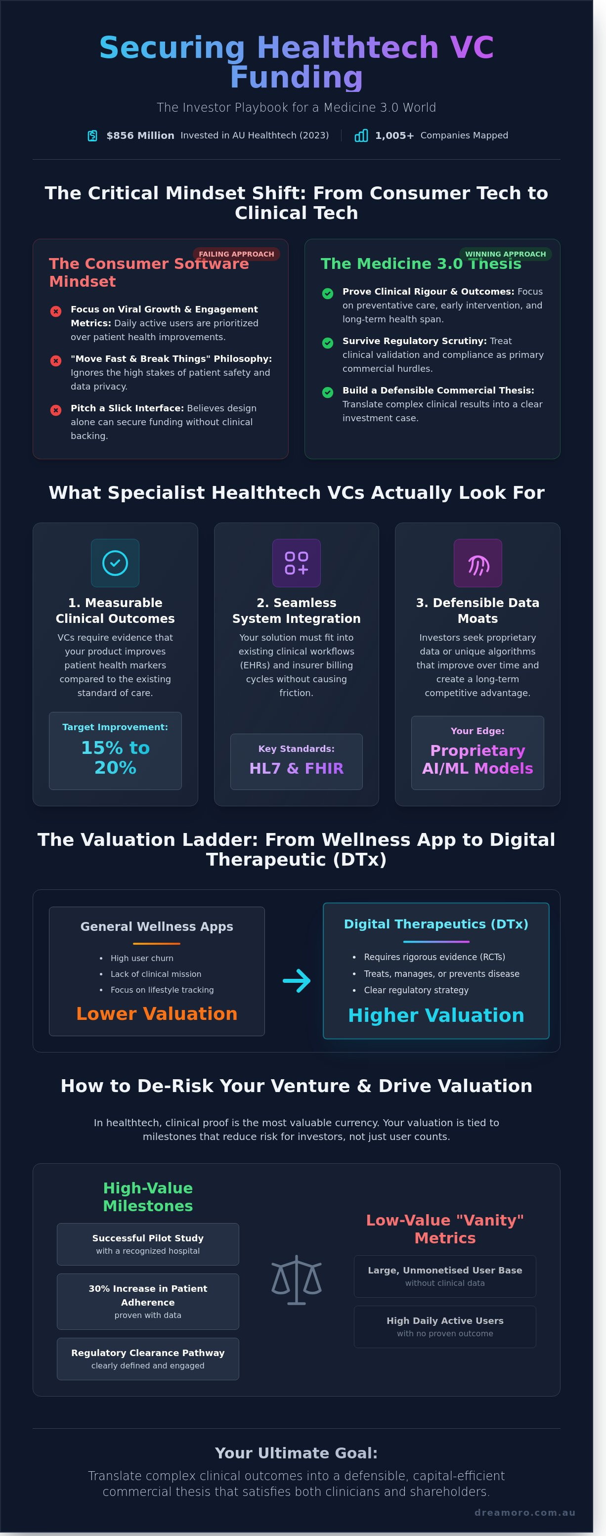 How to get vc funding for a health app