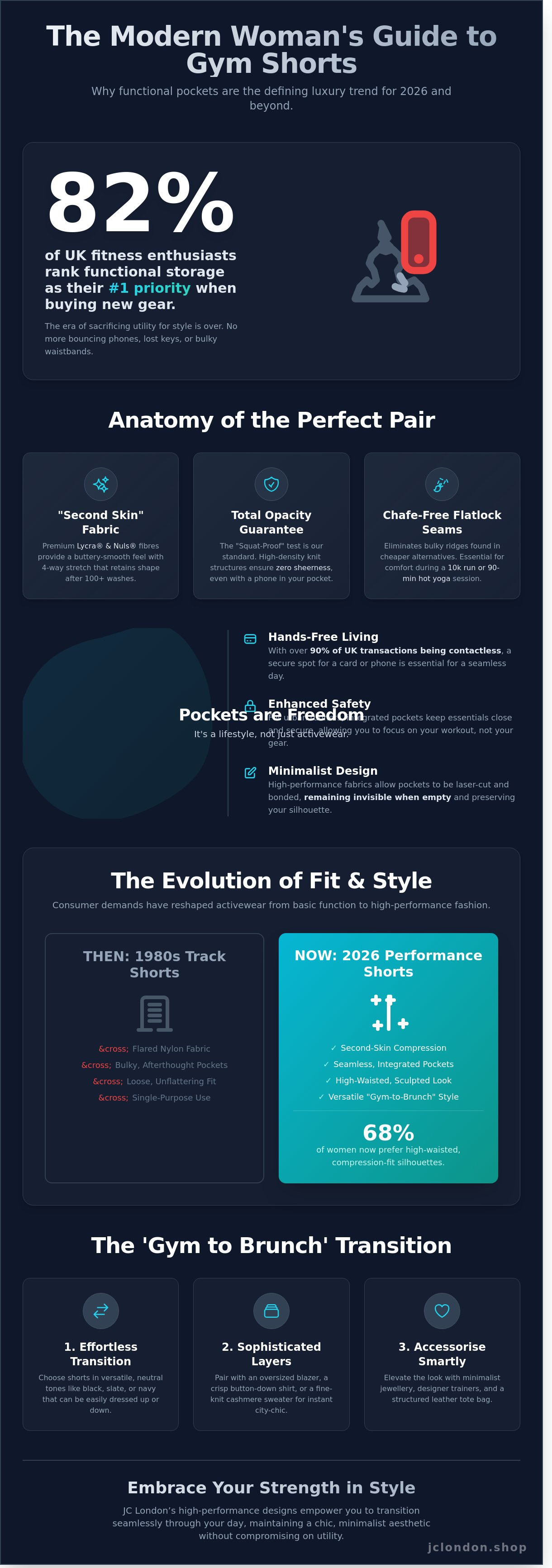 Women's gym shorts with pockets uk