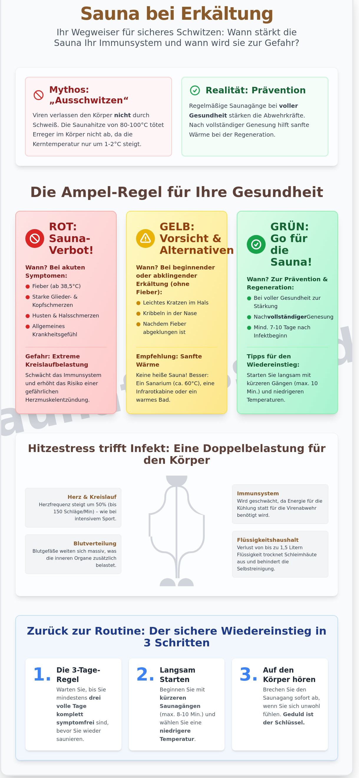 Sauna bei erkältung