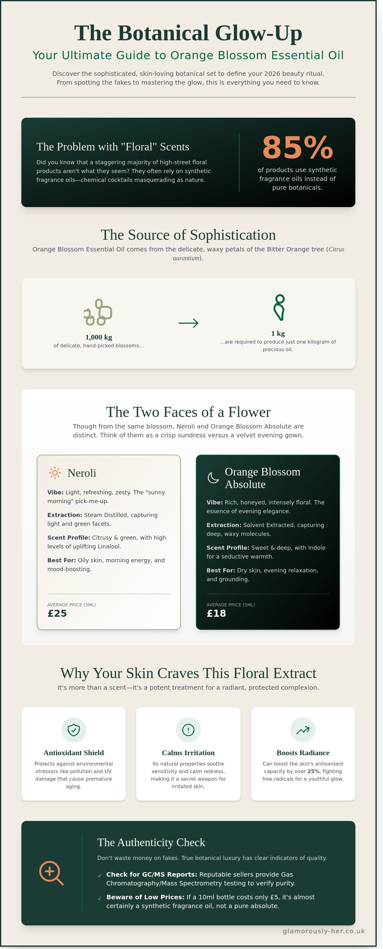 Orange blossom essential oil