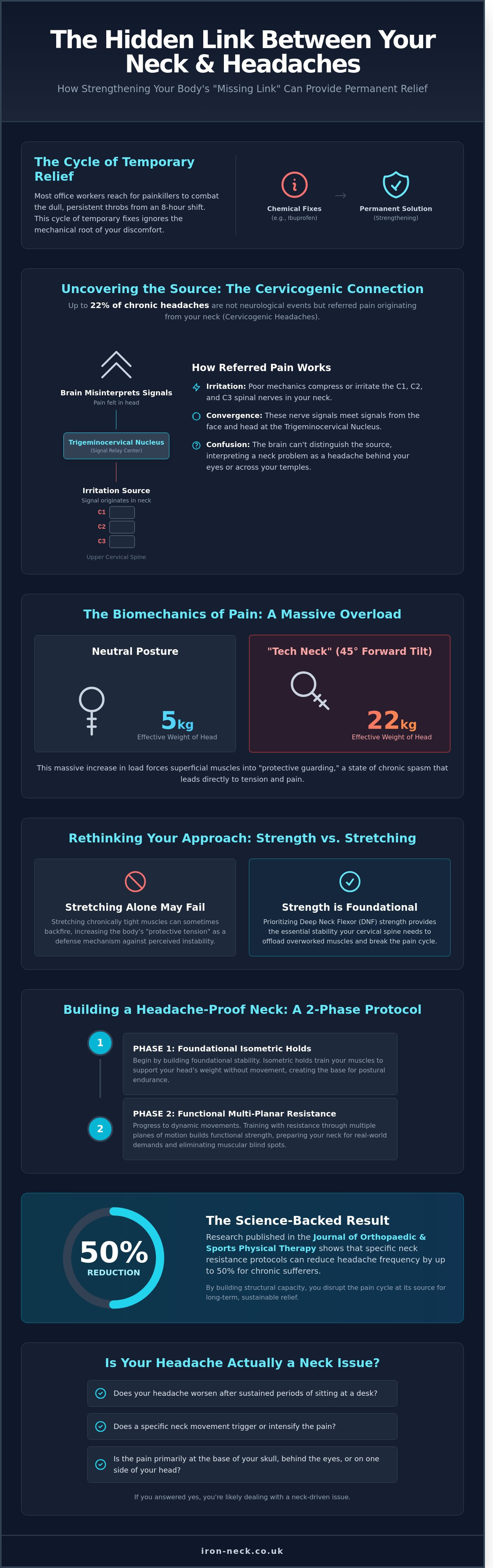 Can a strong neck reduce headaches