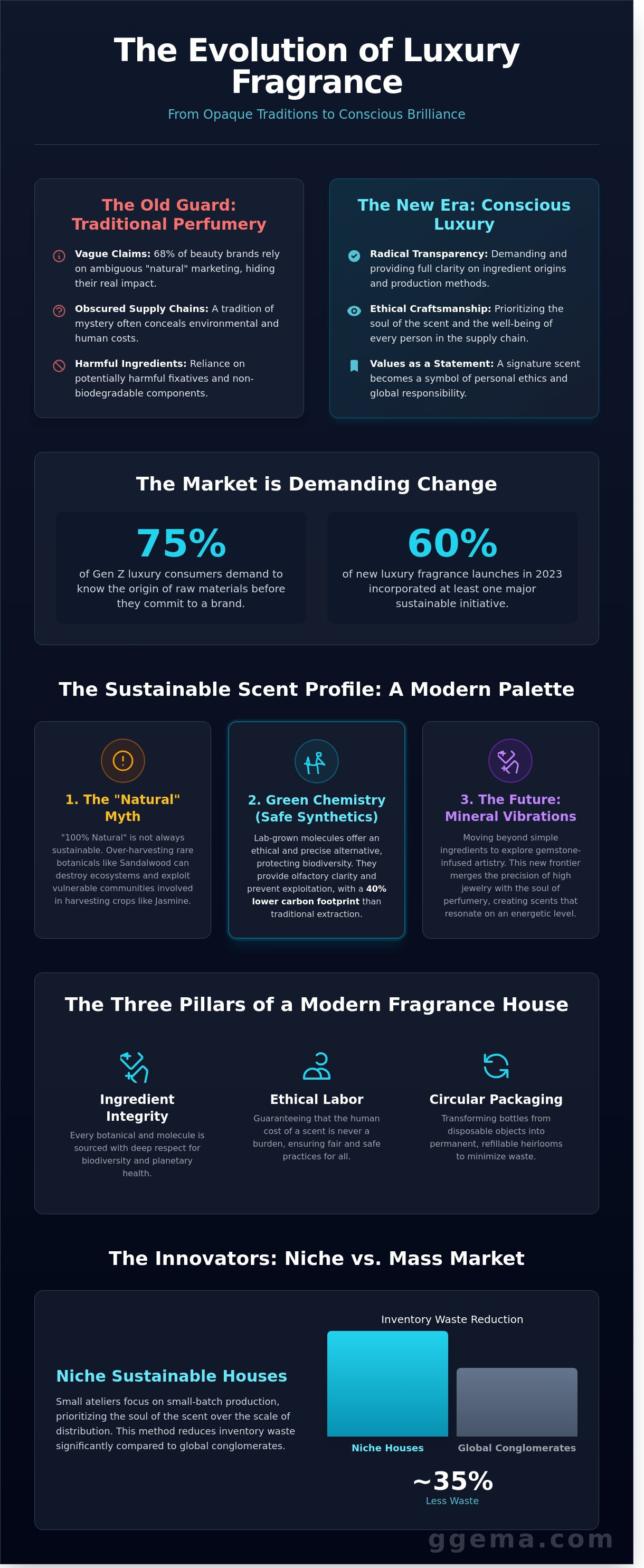 Sustainable luxury fragrance
