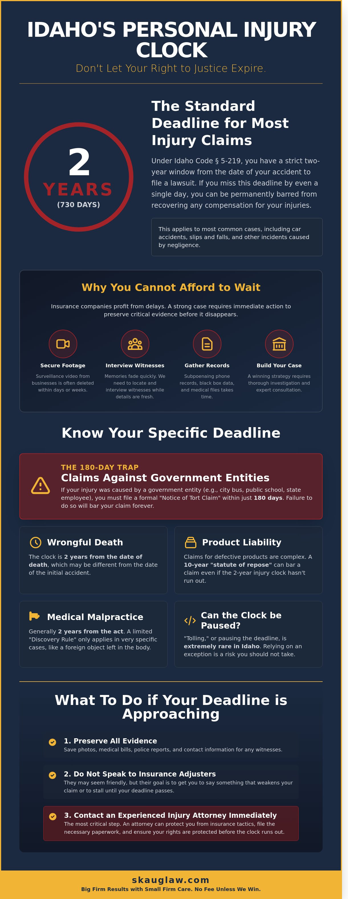 Personal injury statute of limitations