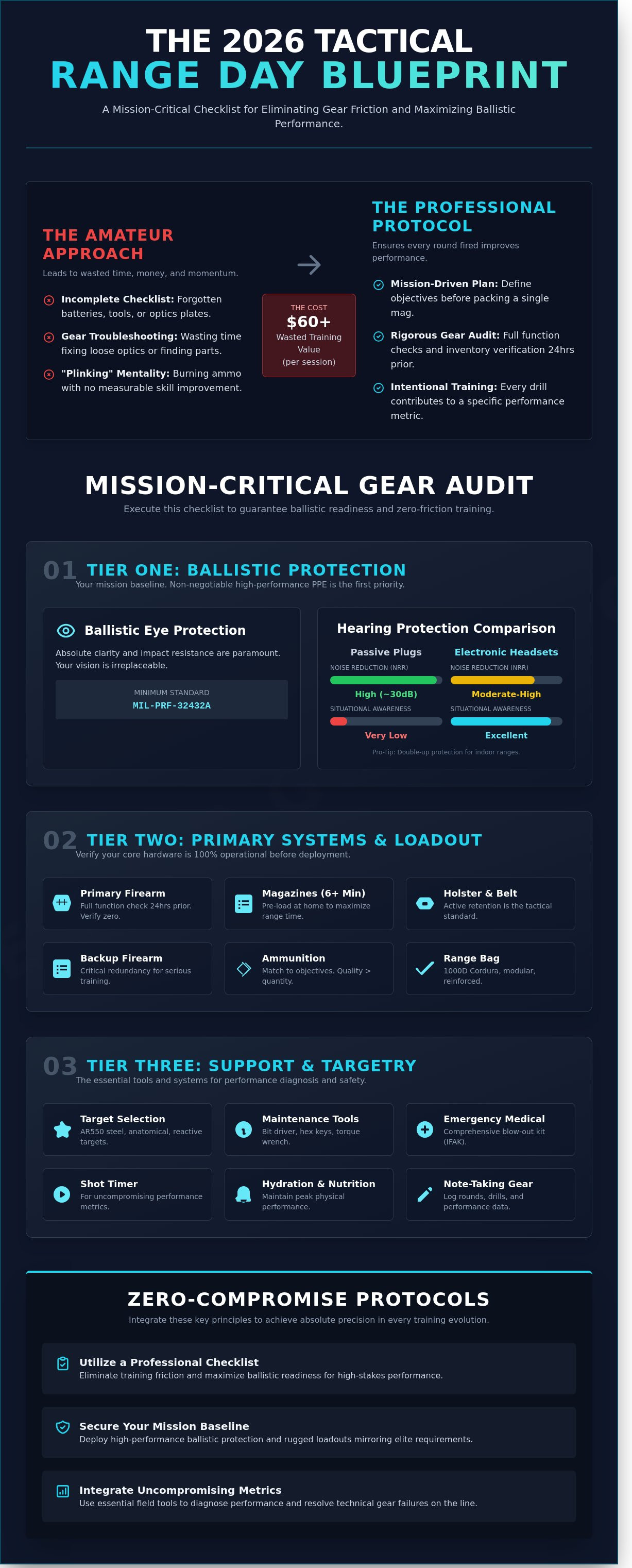 Range day checklist