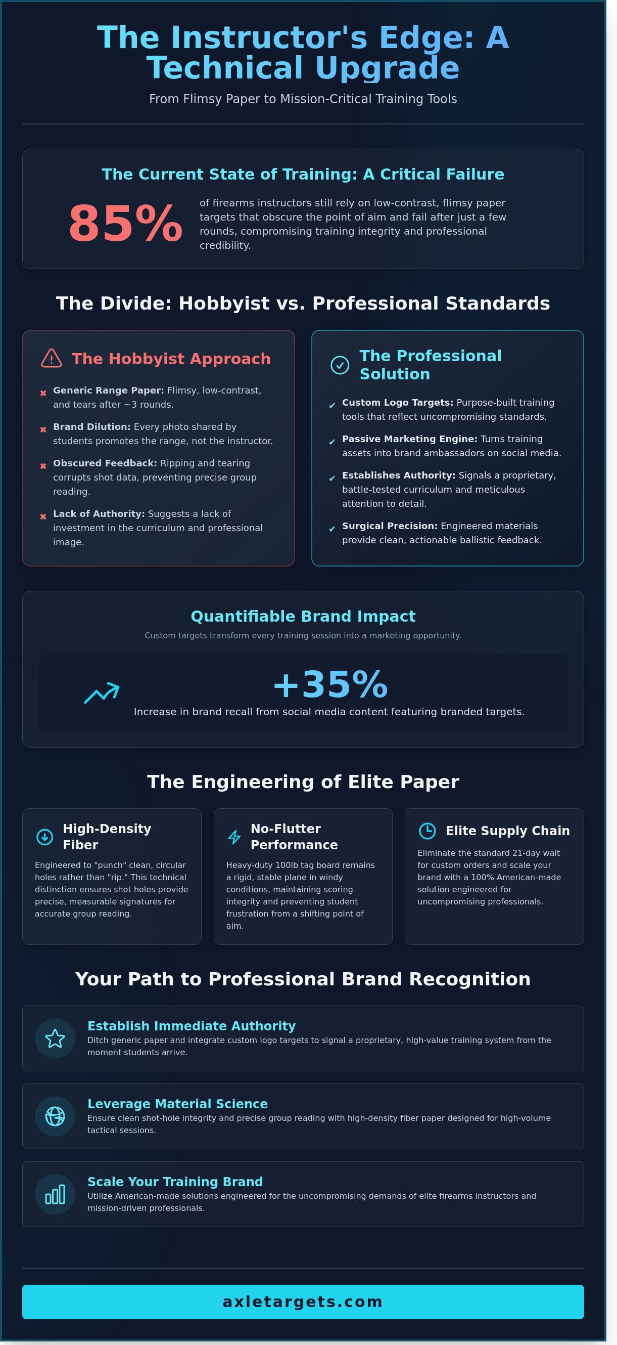Custom logo targets for instructors