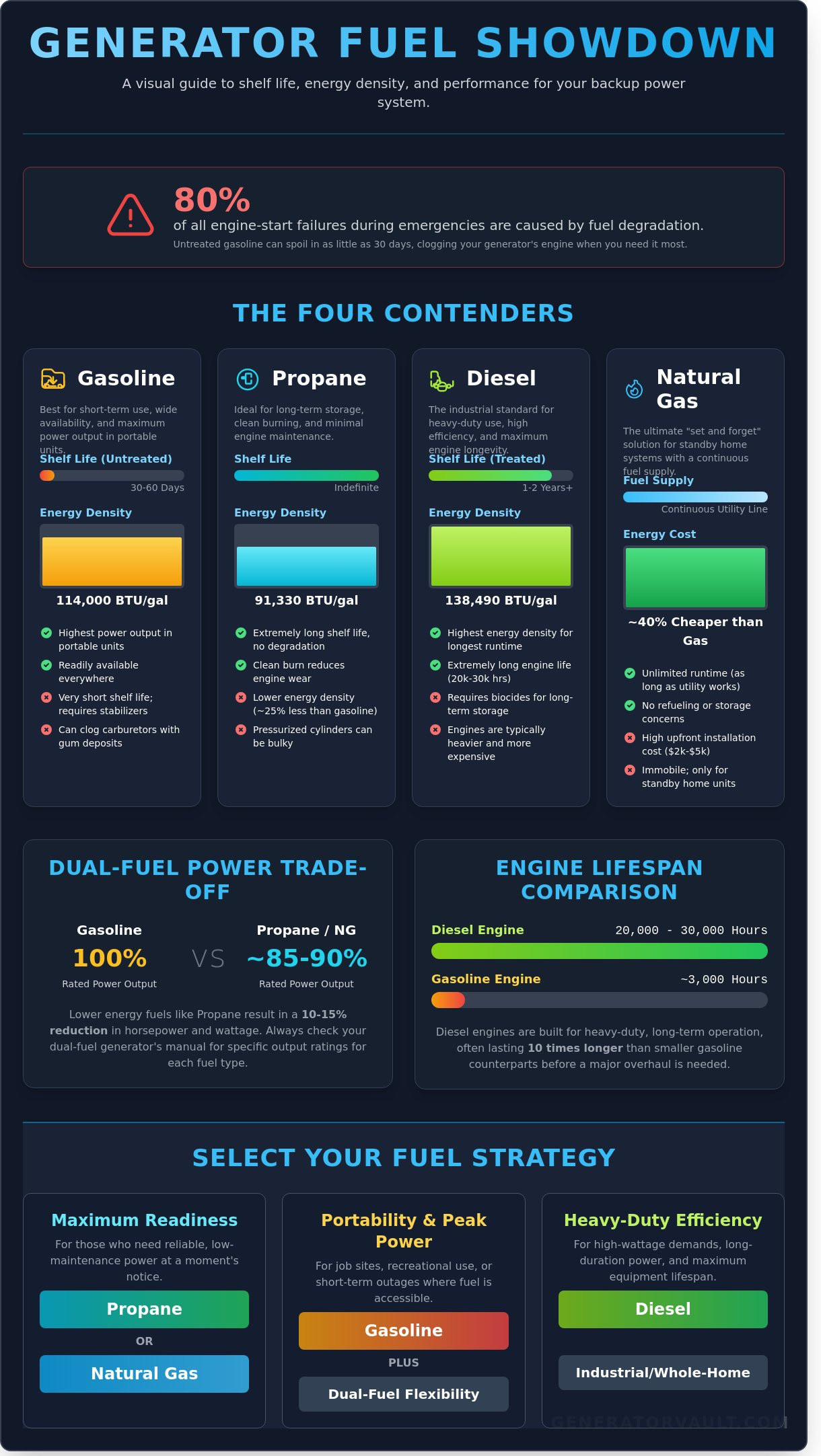 Generator fuel