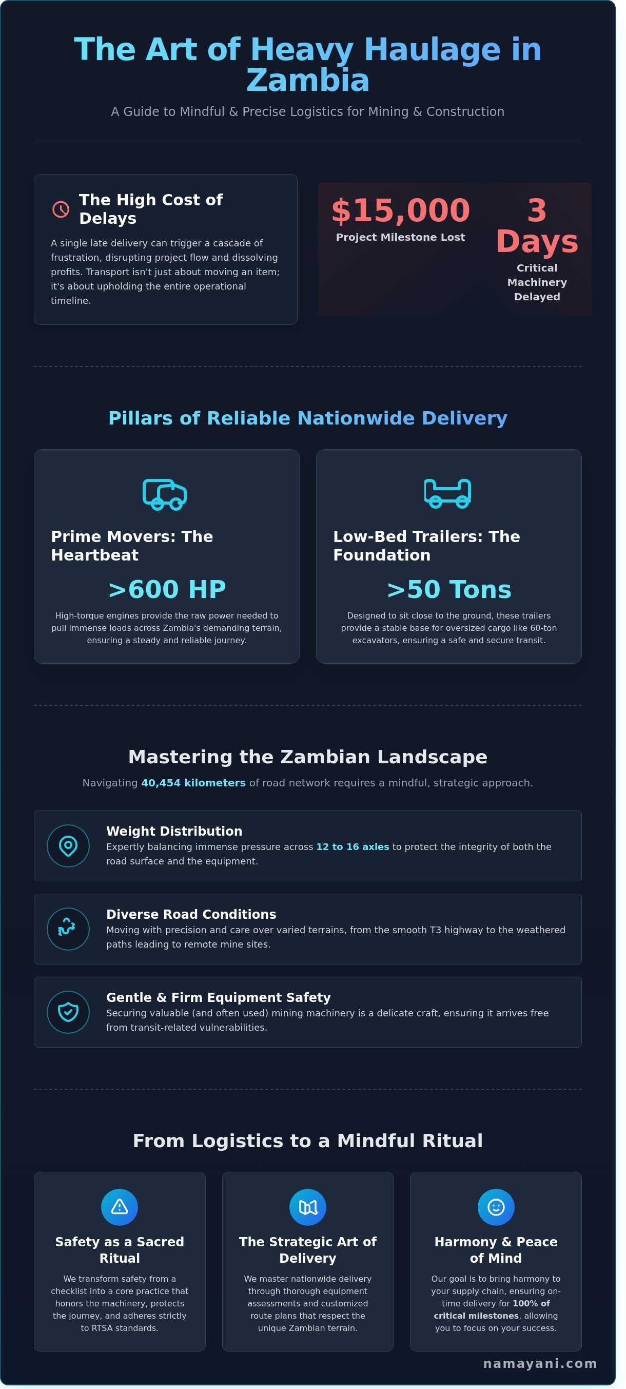 Heavy goods transport zambia