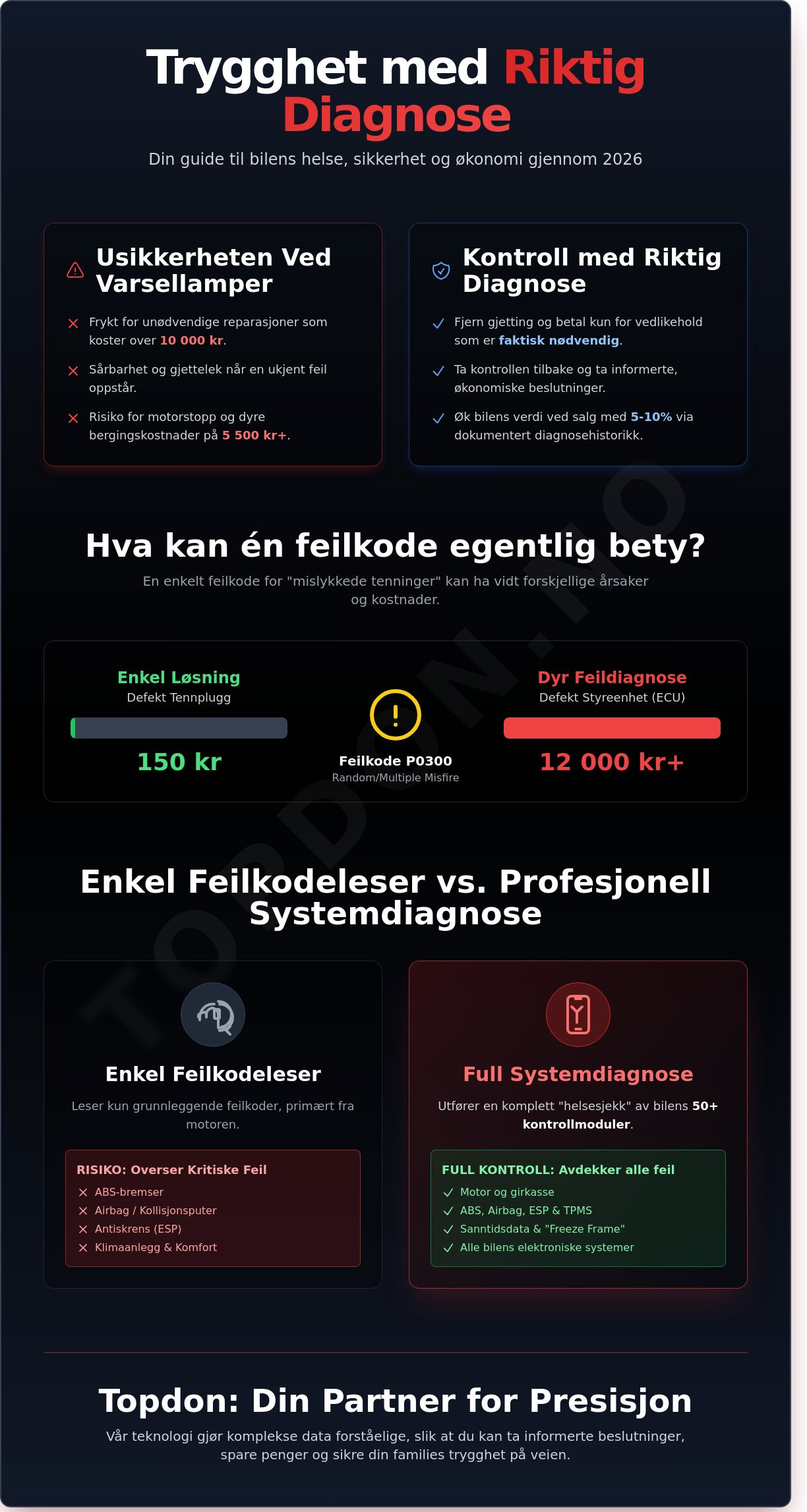 Trygghet med riktig diagnose
