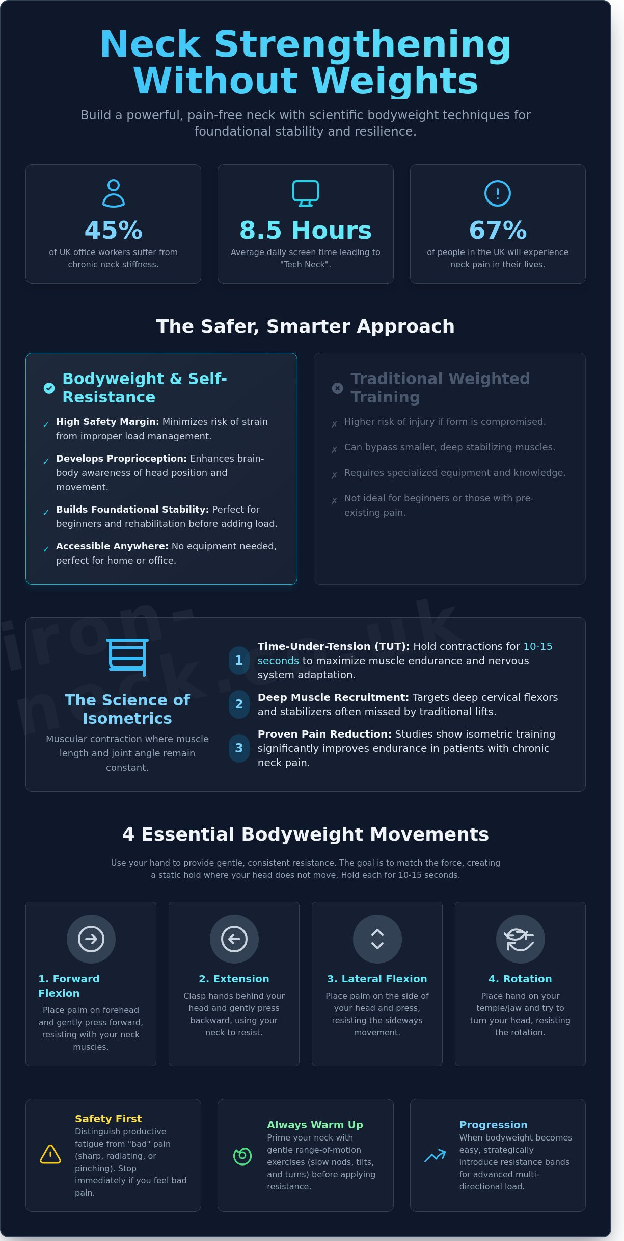 Neck strengthening without weights