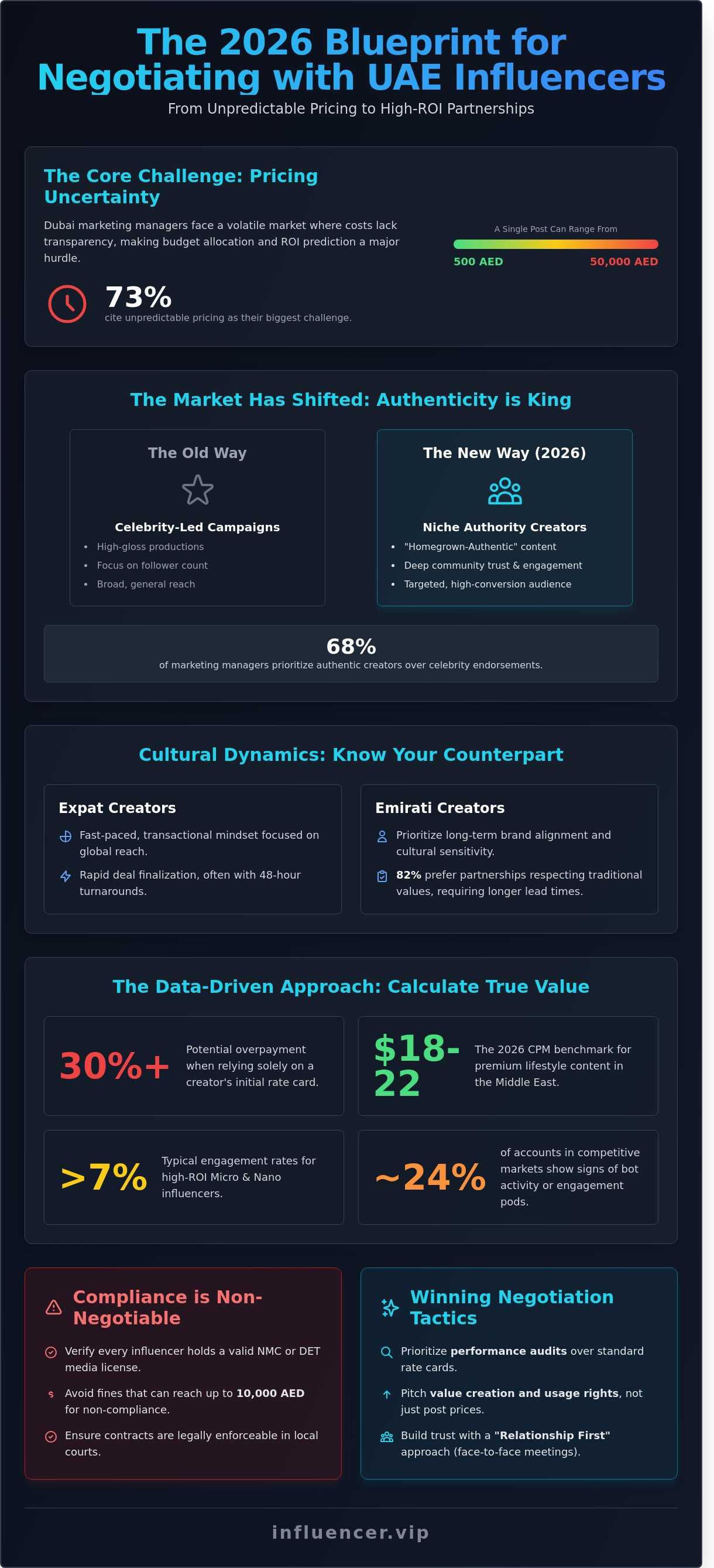 Negotiating with influencers uae