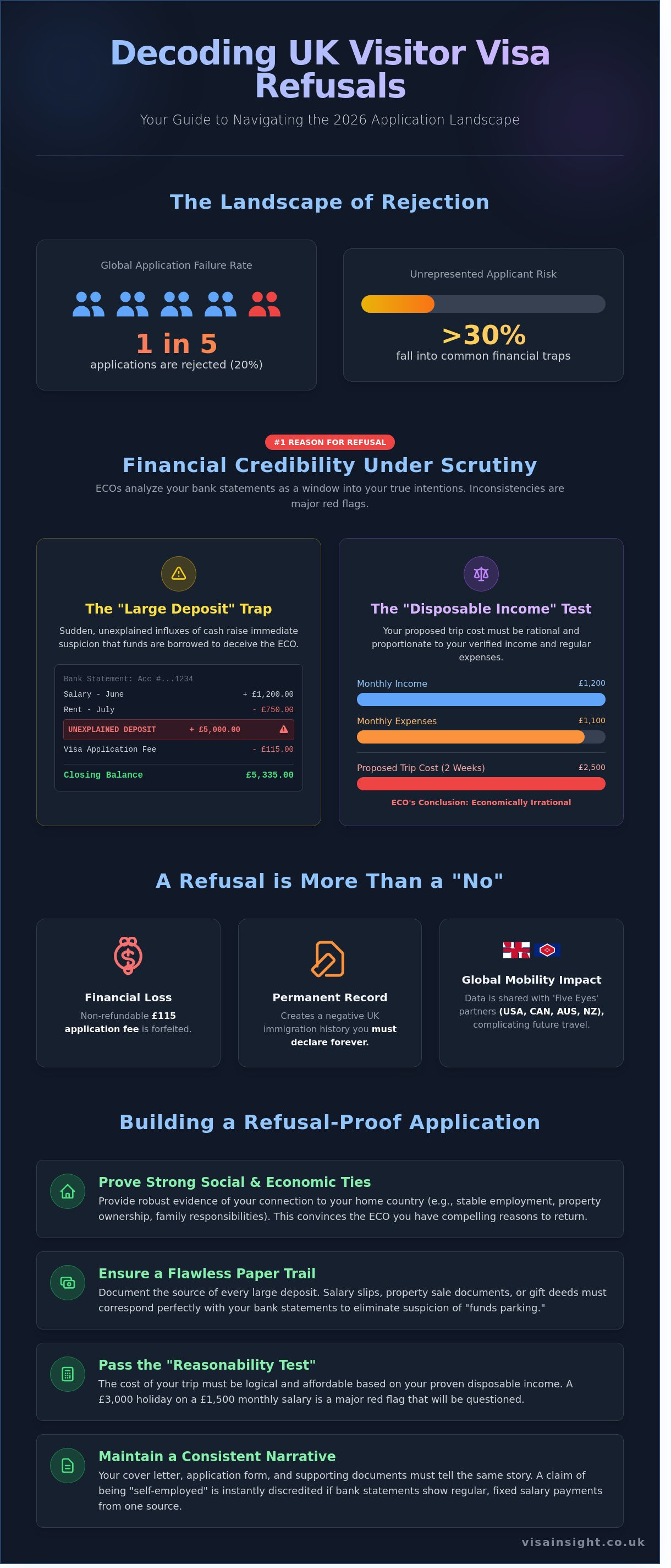UK visitor visa refusal reasons