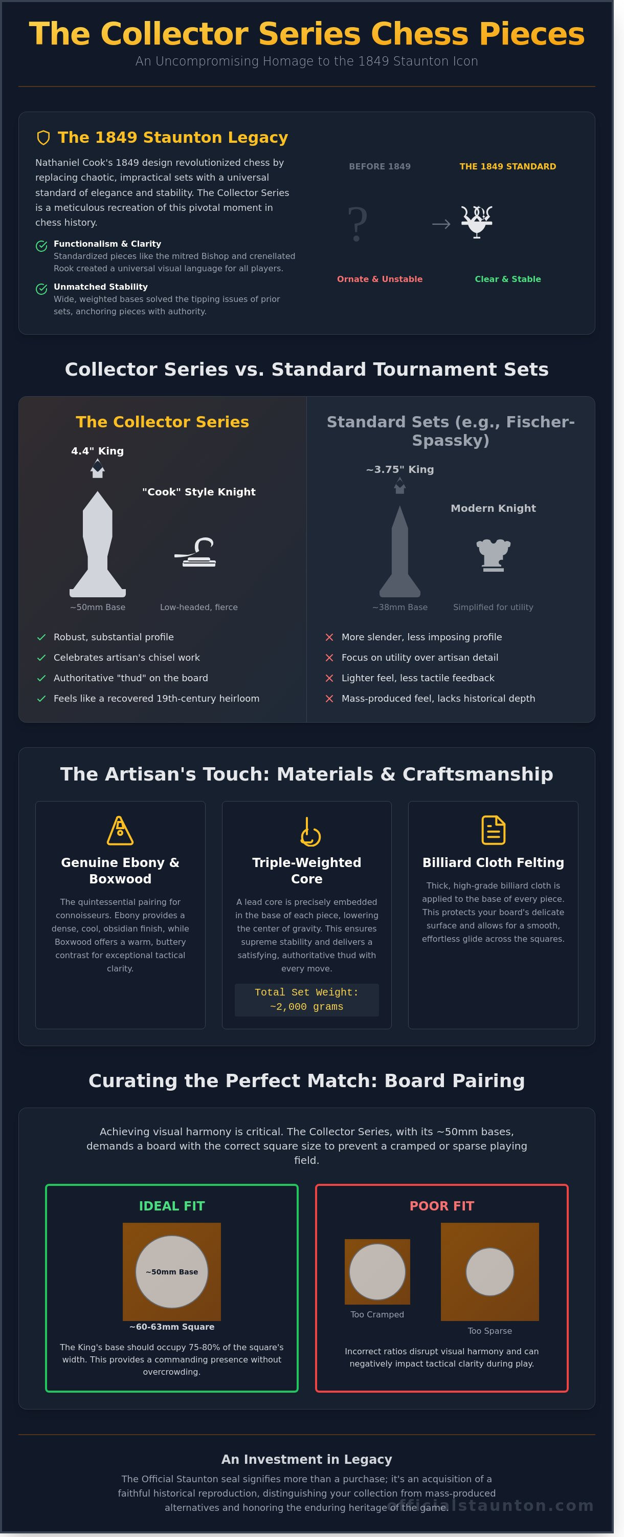 The Collector Series Chess Pieces