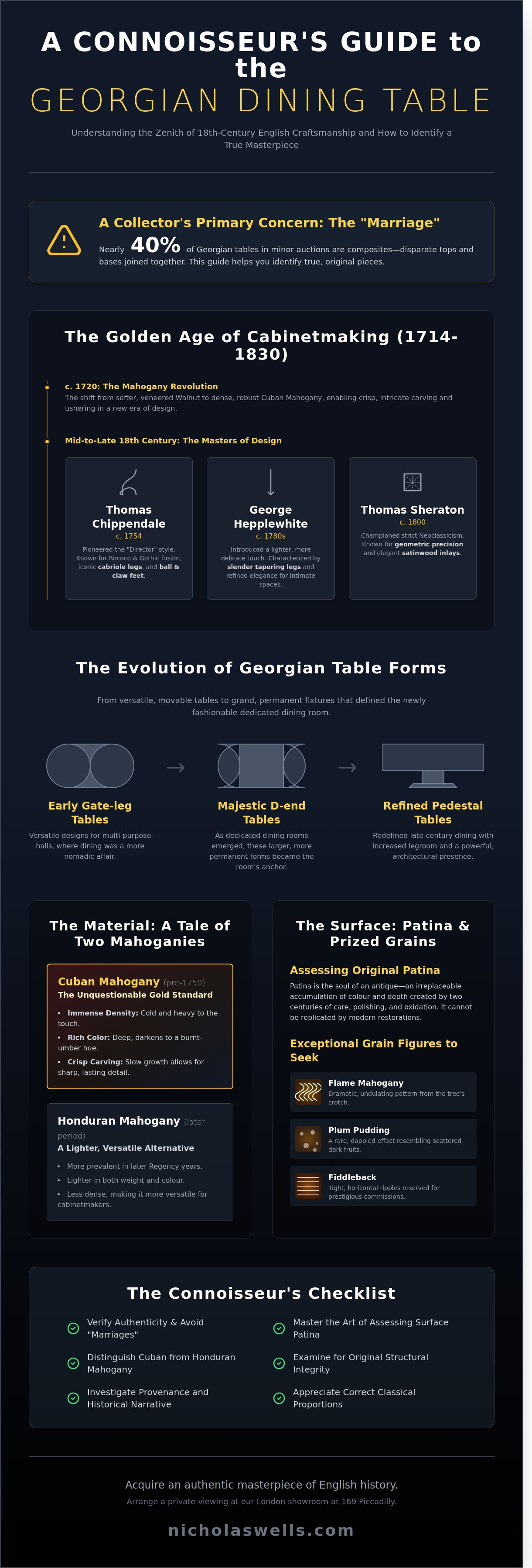 Georgian period dining table