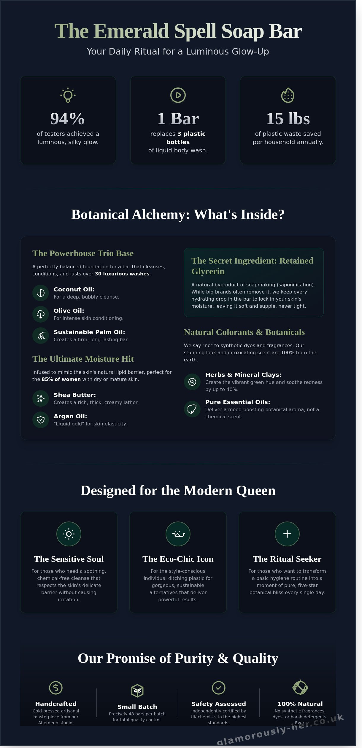 The Emerald Spell Soap Bar