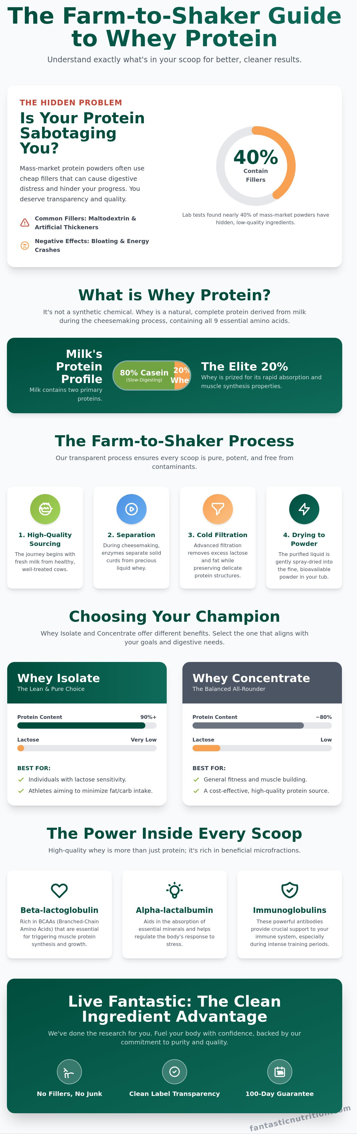 What is whey protein made of