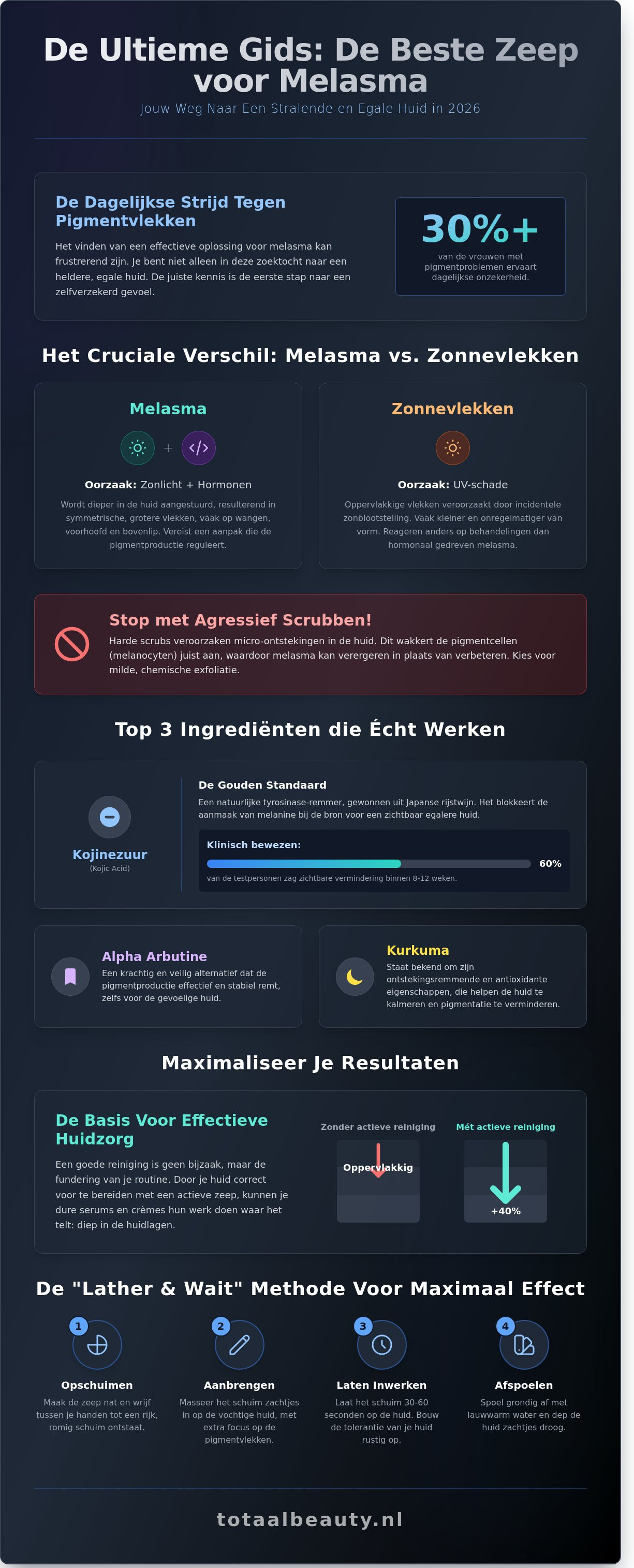 Beste zeep voor melasma