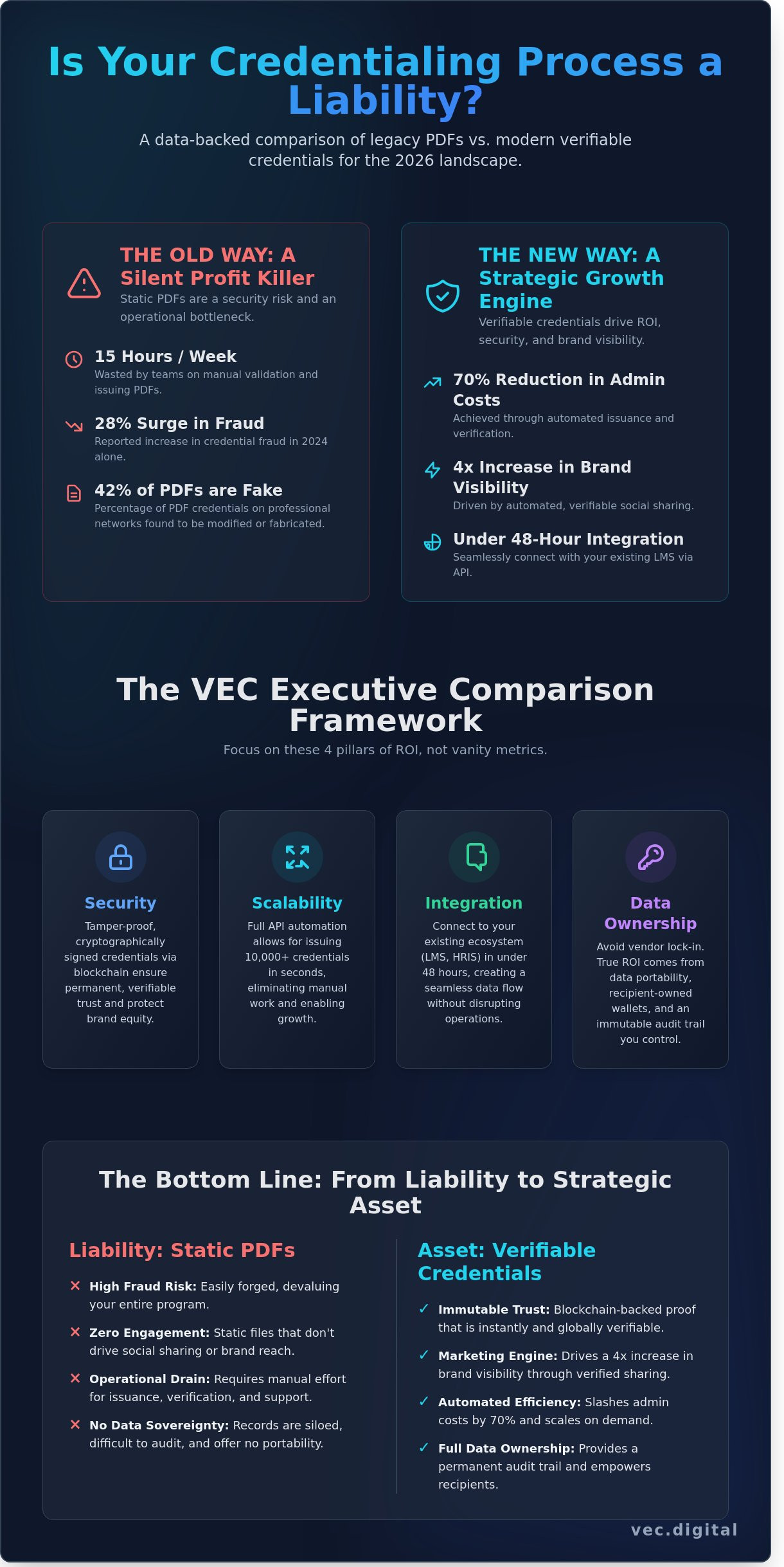 Digital credential platforms comparison