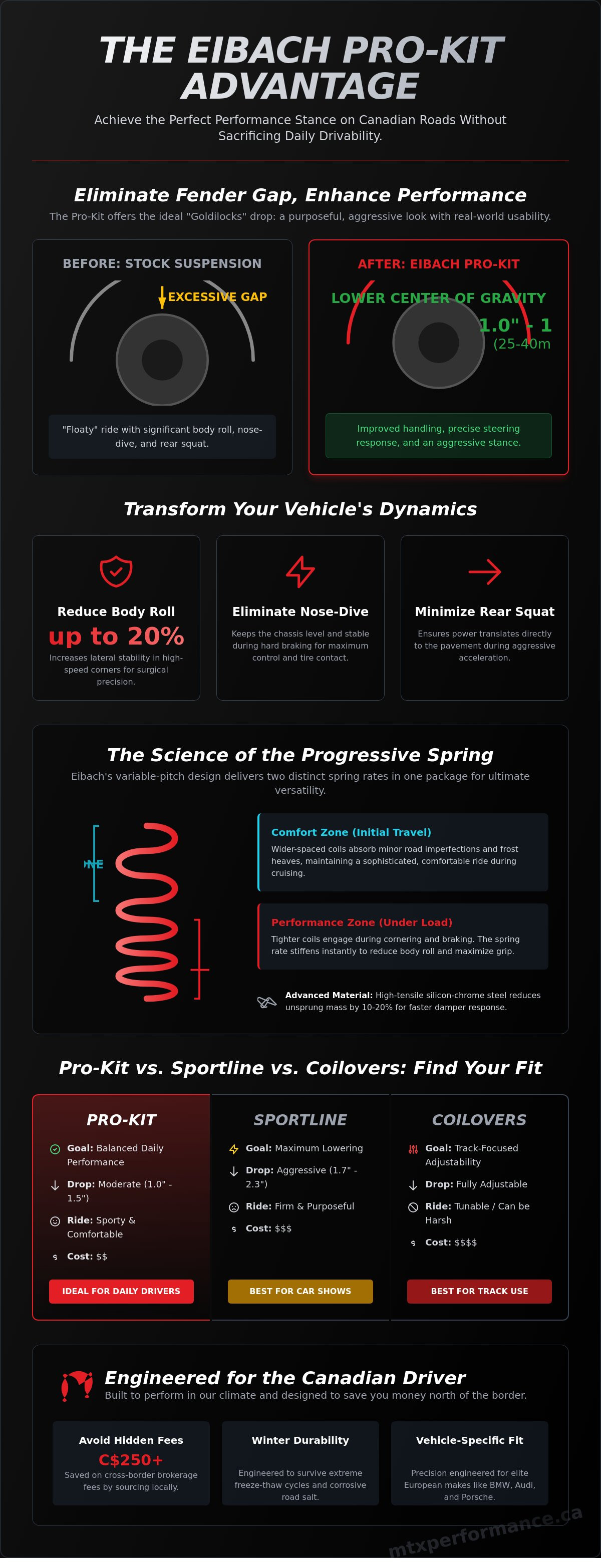 Eibach pro-kit performance springs