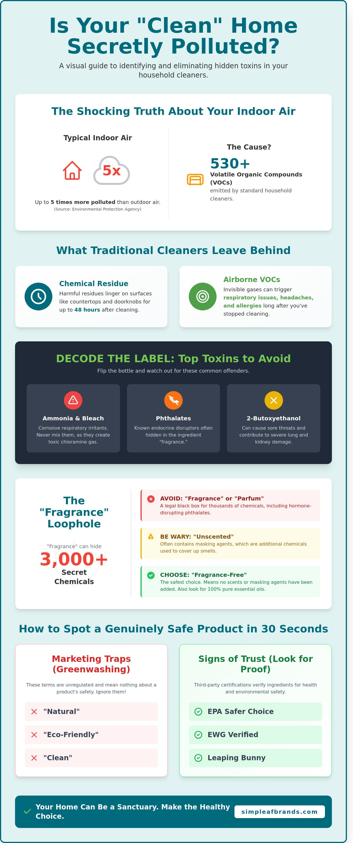 Non toxic cleaning products