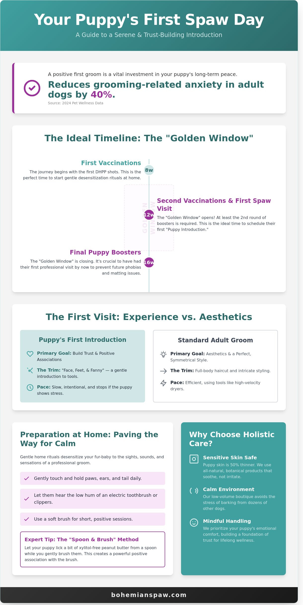 Puppy's first groom lisle