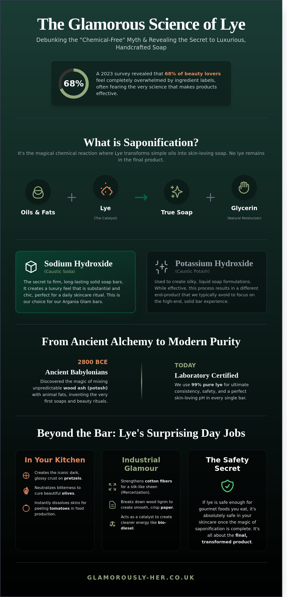 What is lye used for