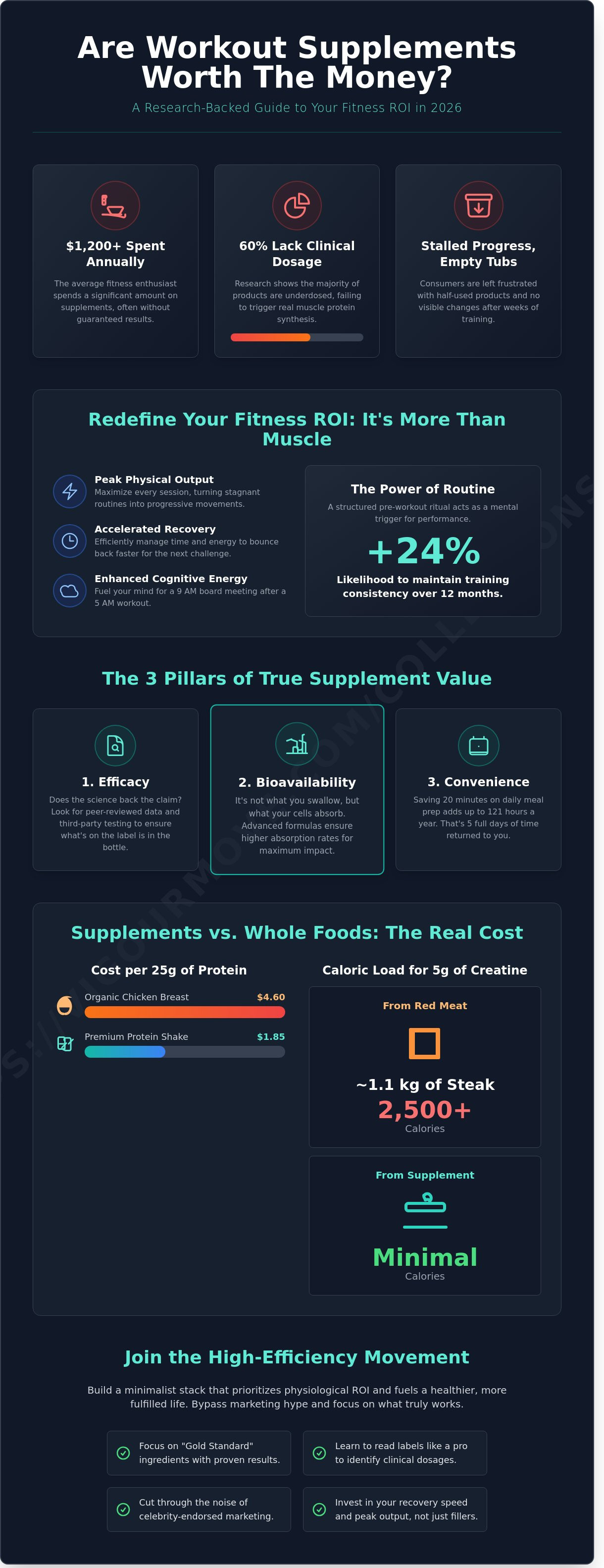 Are workout supplements worth the money