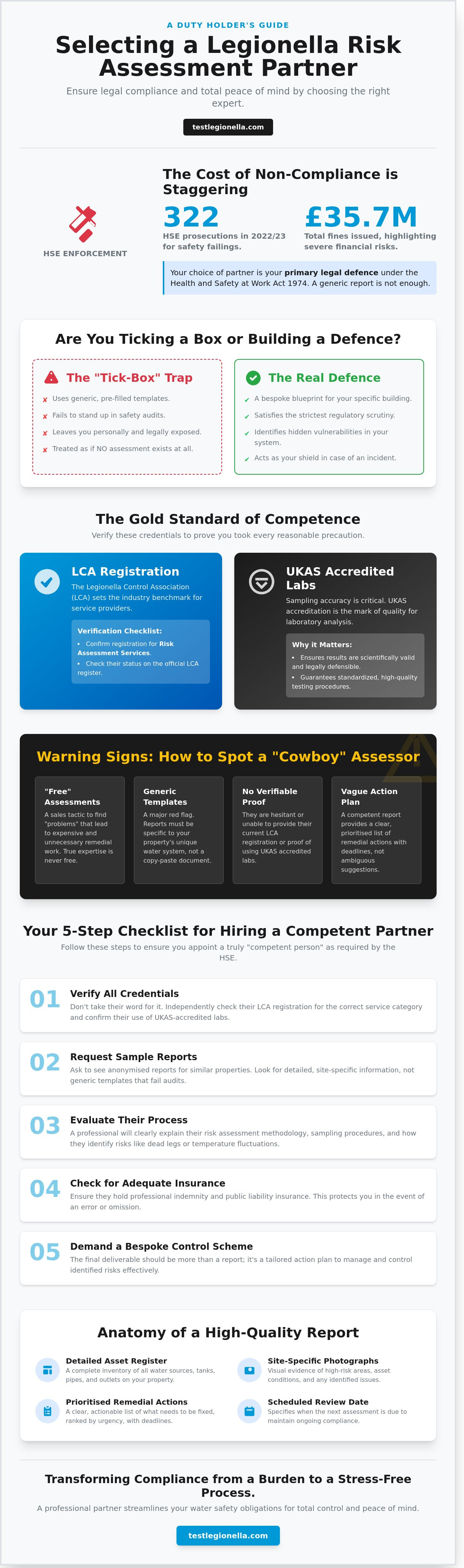 Legionella risk assessment companies