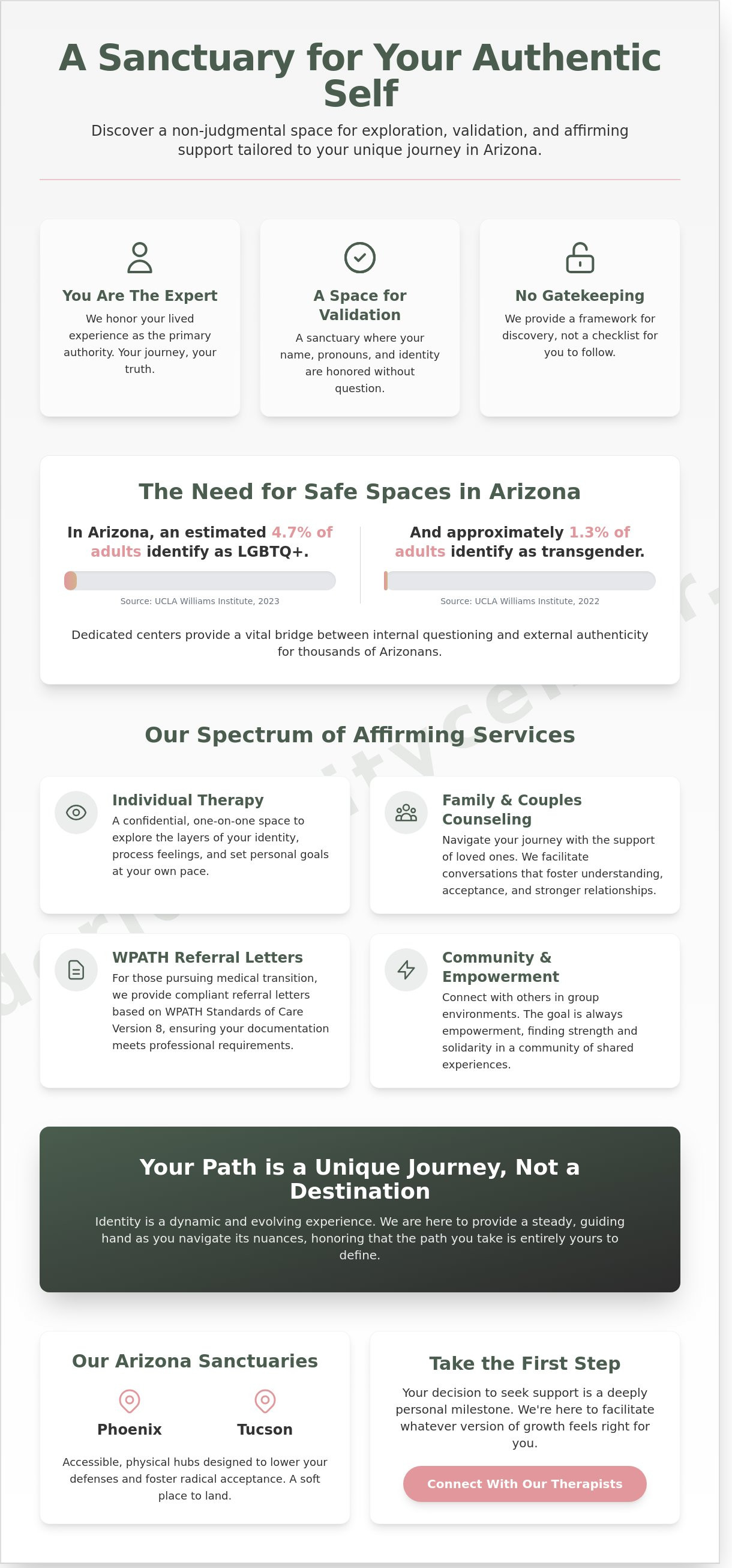 Gender identity center
