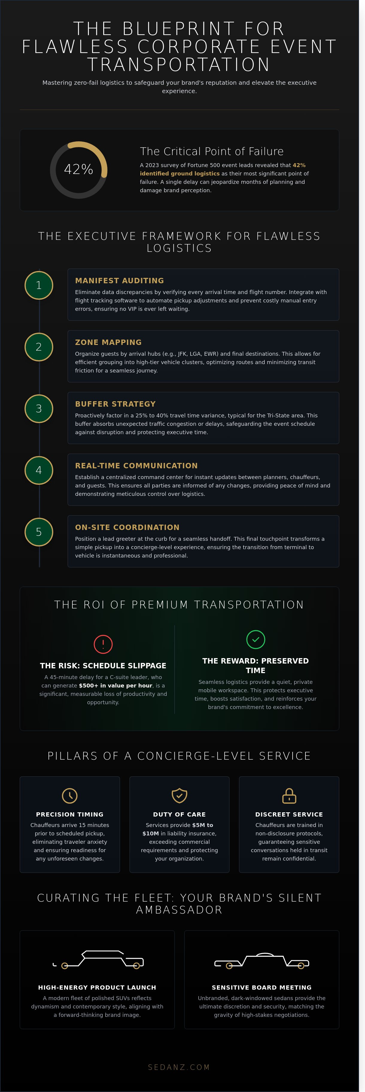 Corporate event transportation