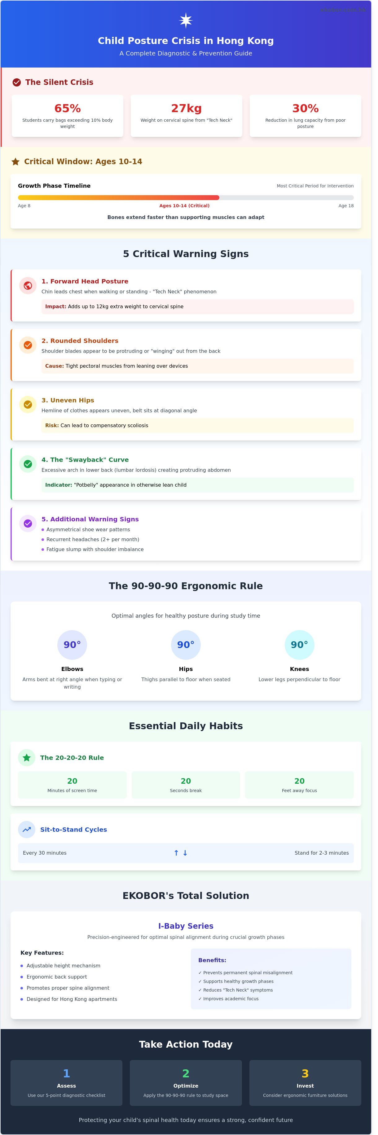 Child posture correction