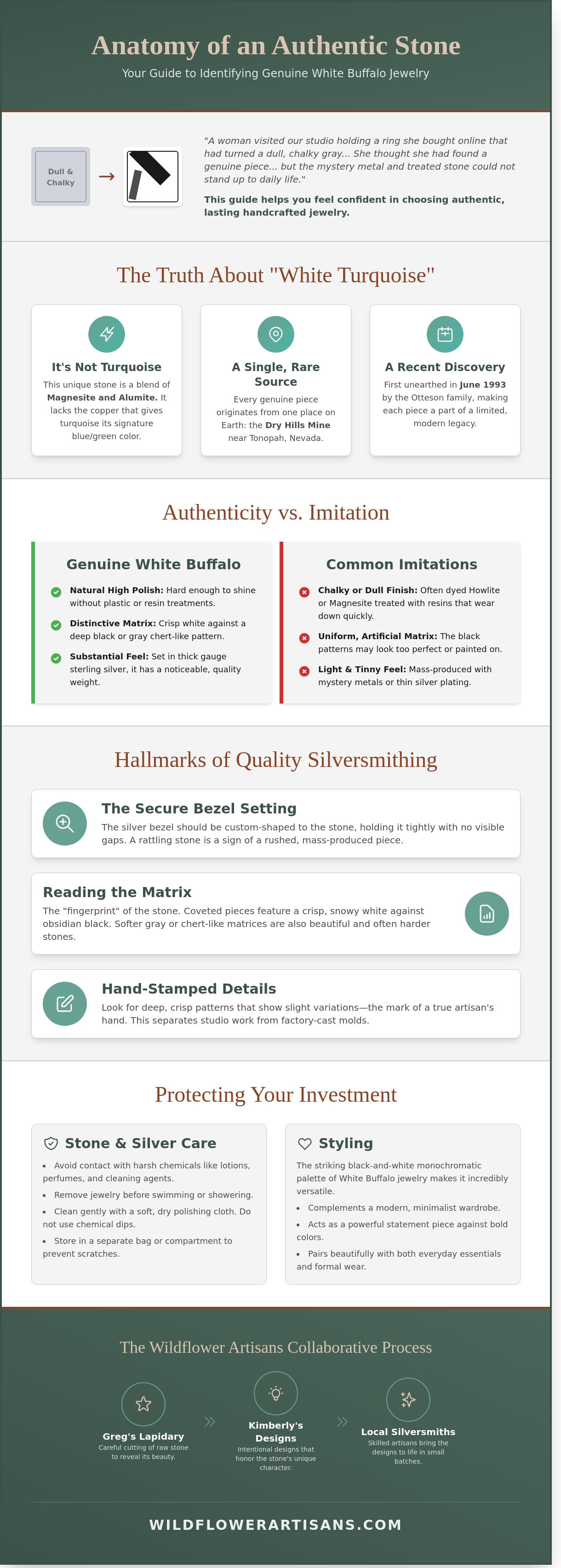 White buffalo turquoise jewelry