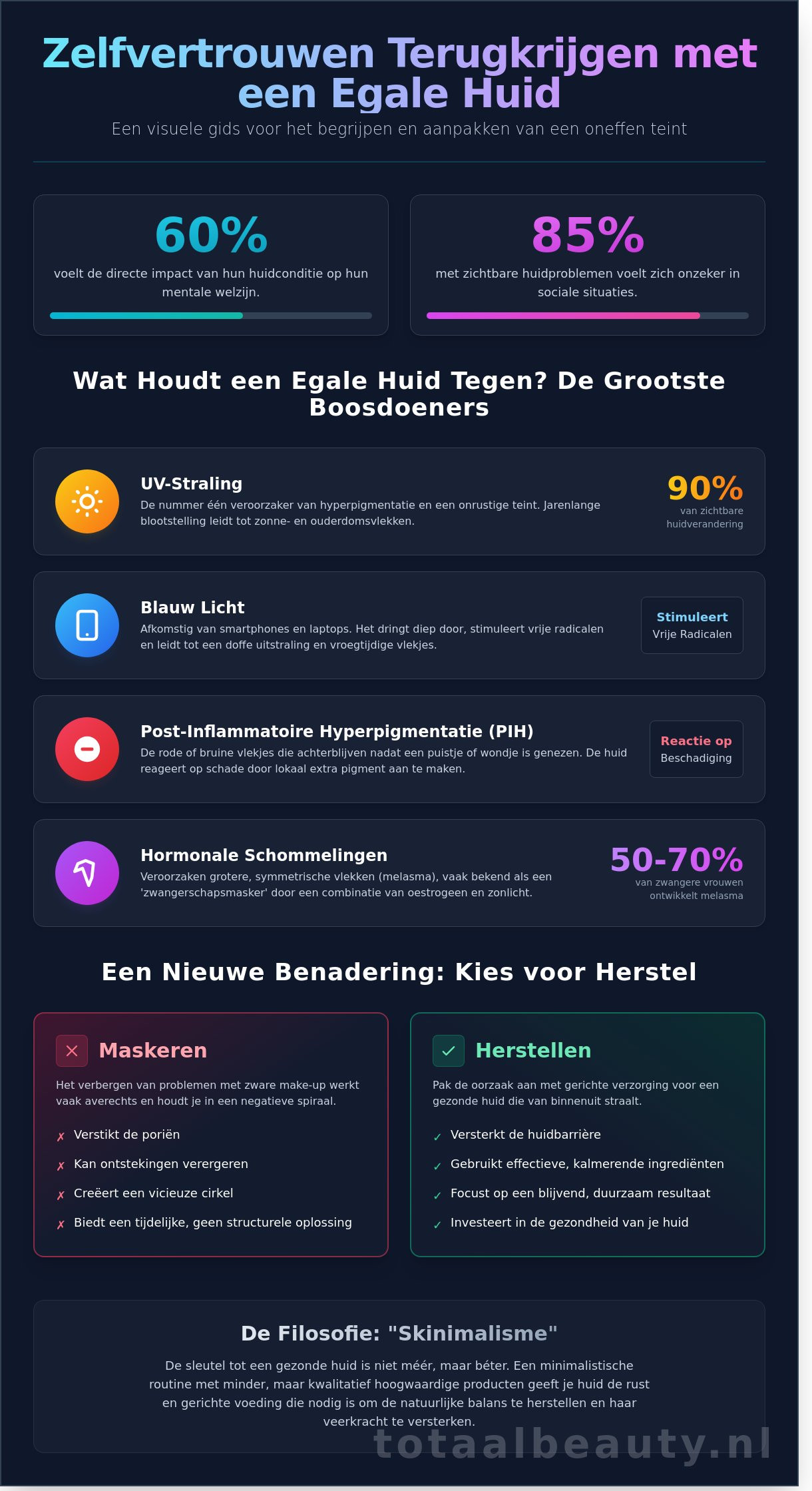 Zelfvertrouwen terugkrijgen met egale huid