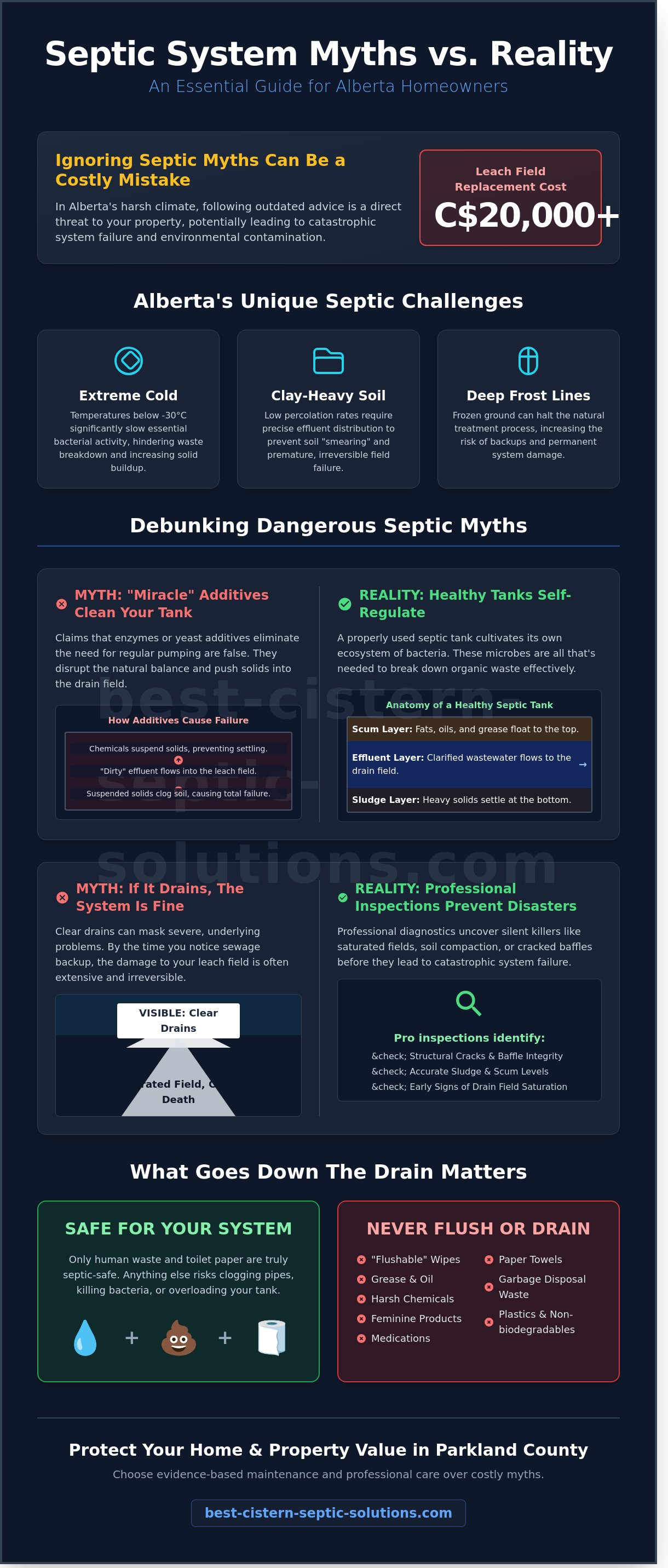 Septic system myths