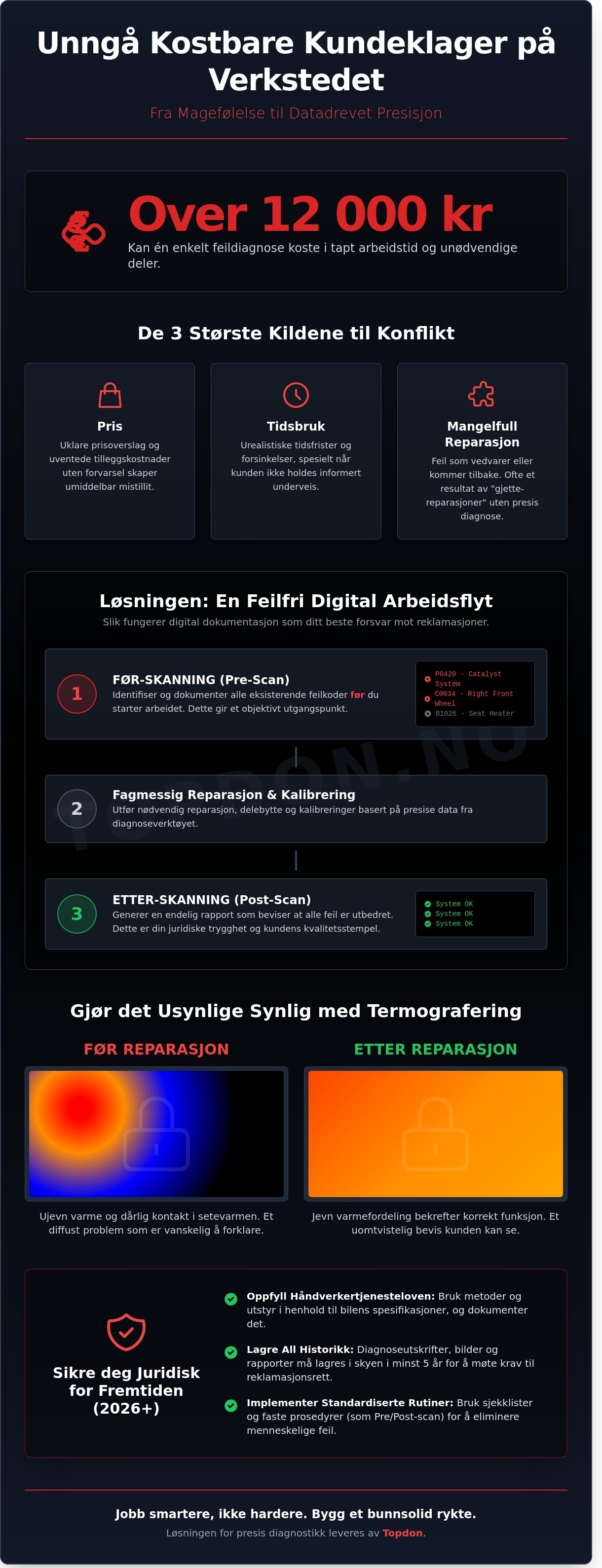 Unngå kundeklager verksted