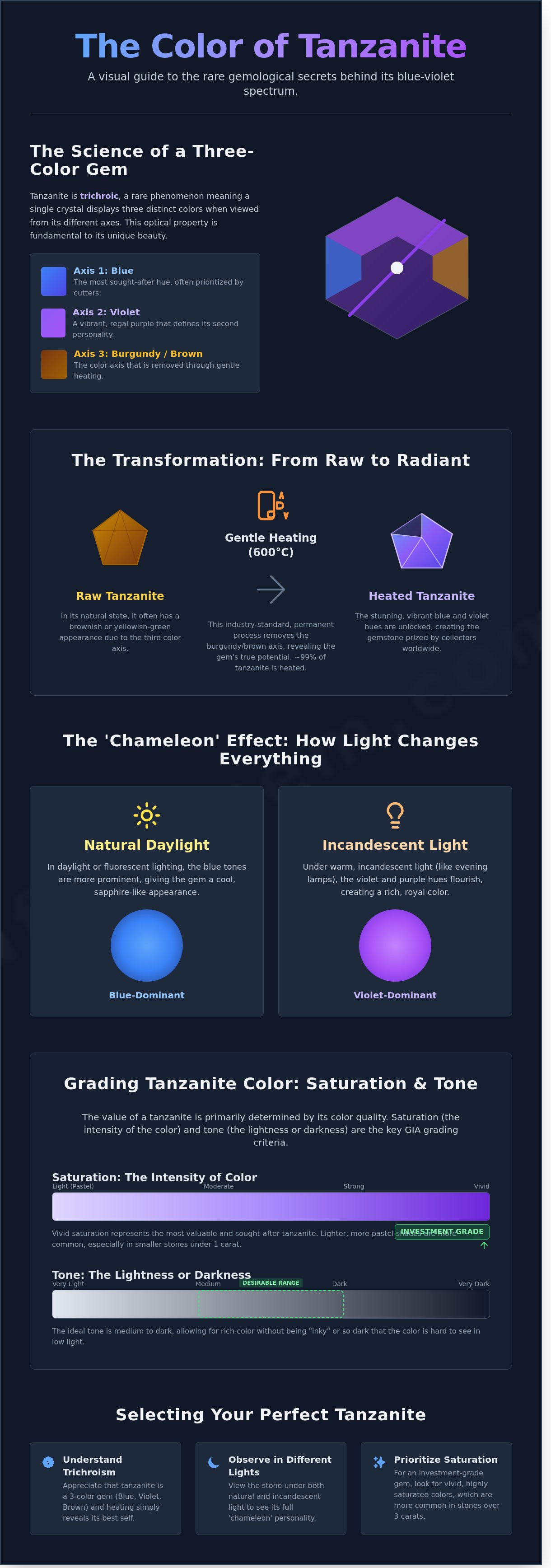 What color is tanzanite