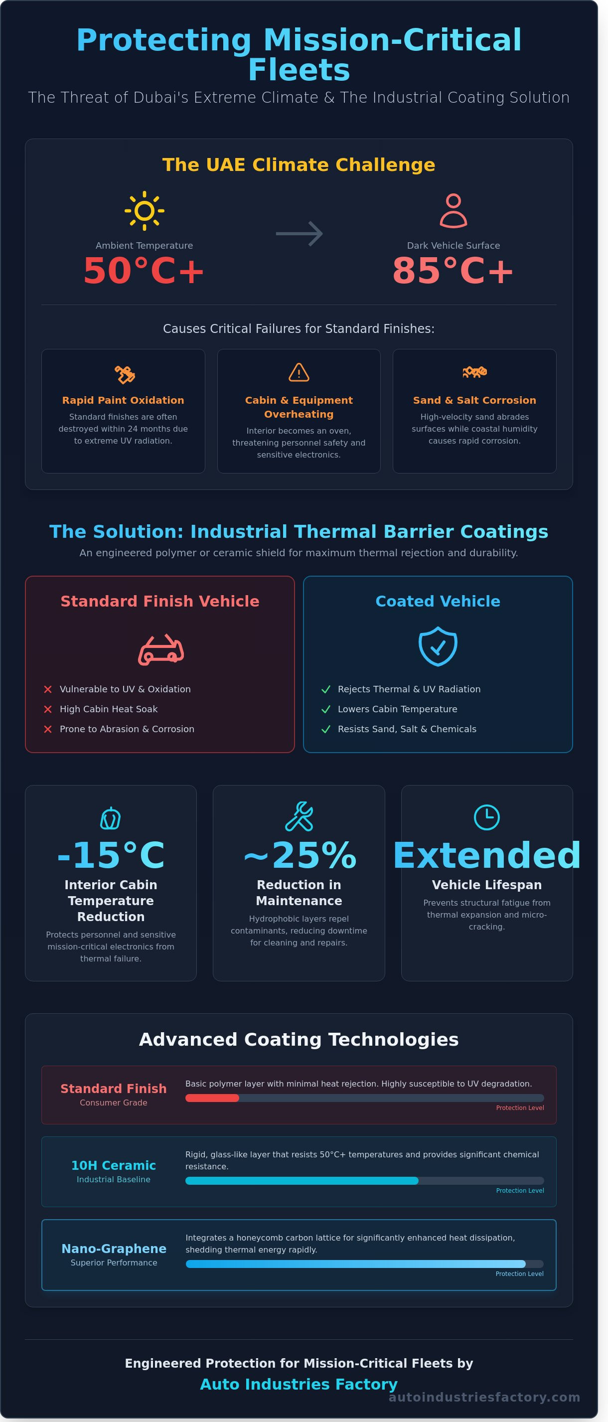 Heat resistant vehicle coatings Dubai