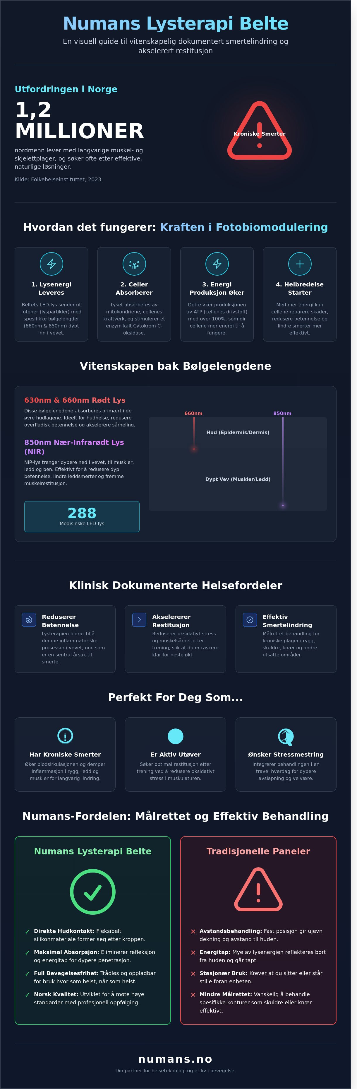 Numans Lysterapi Belte