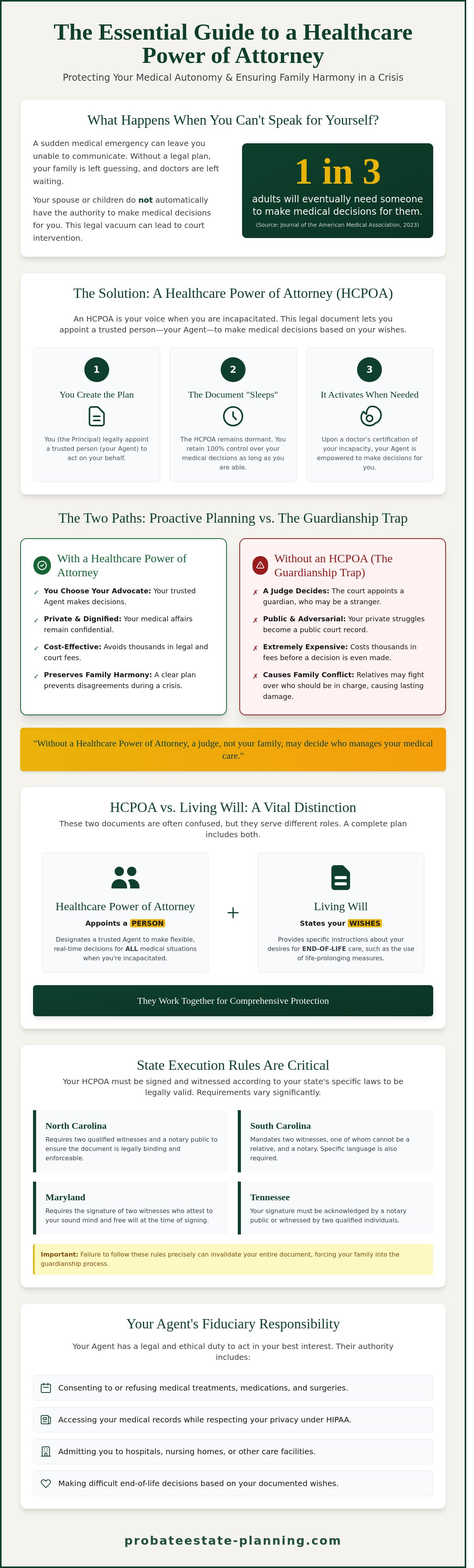 Healthcare power of attorney
