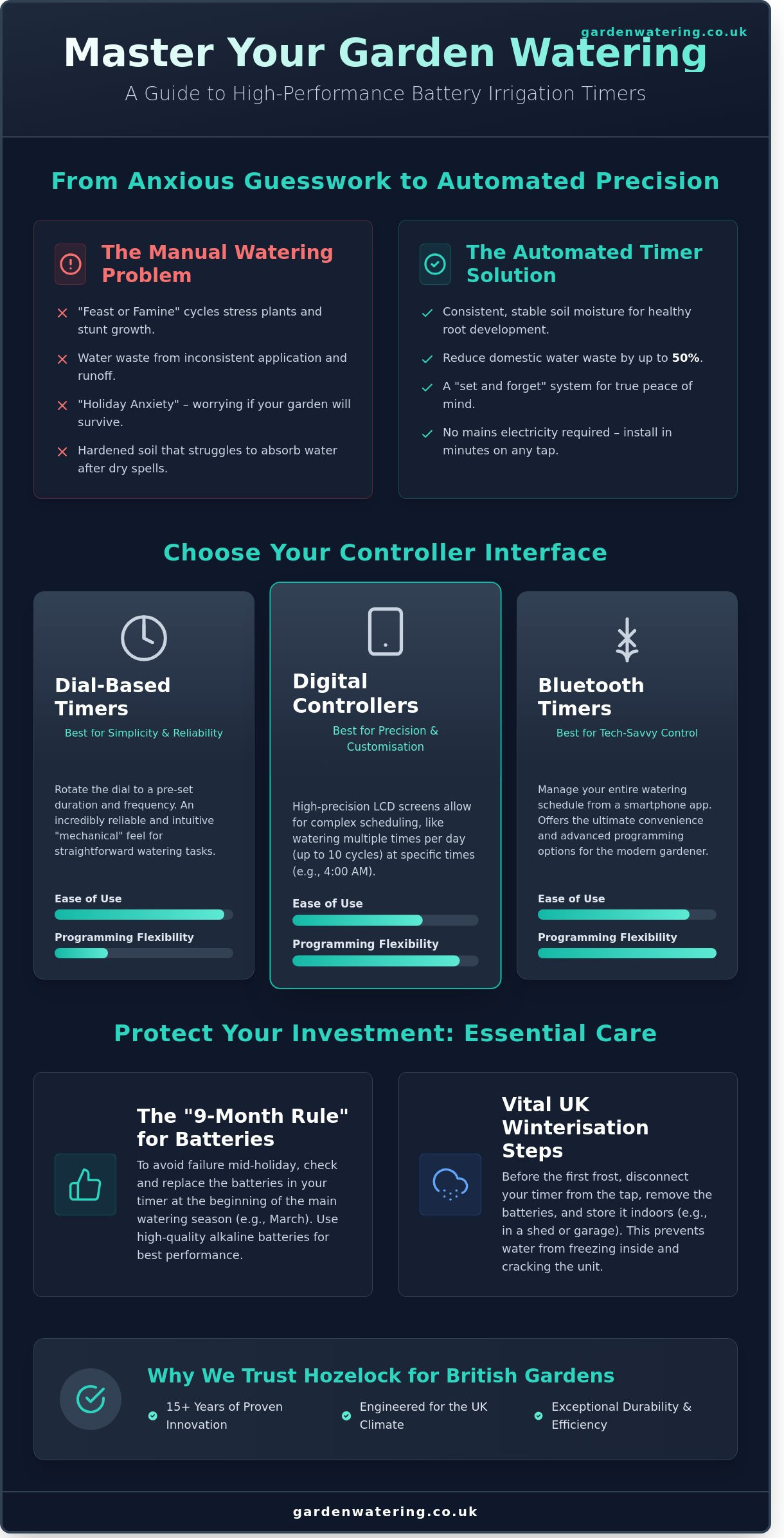 Battery Irrigation Timers