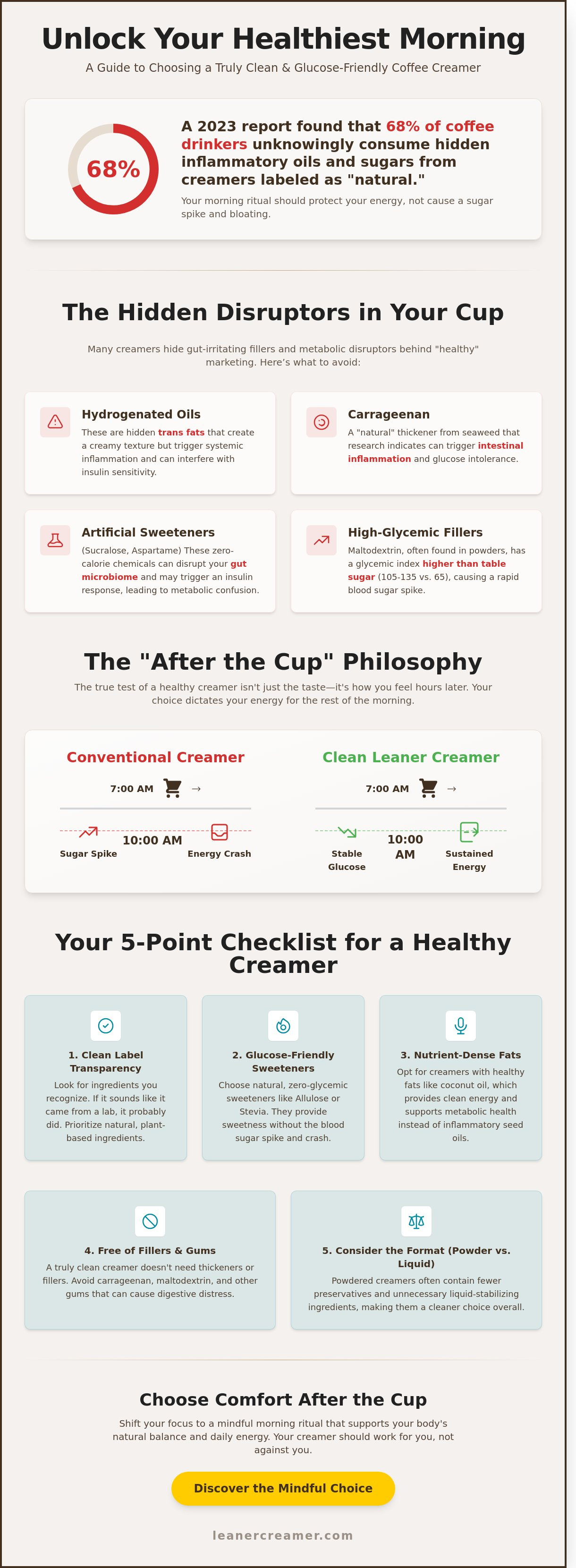What is the healthiest coffee creamer