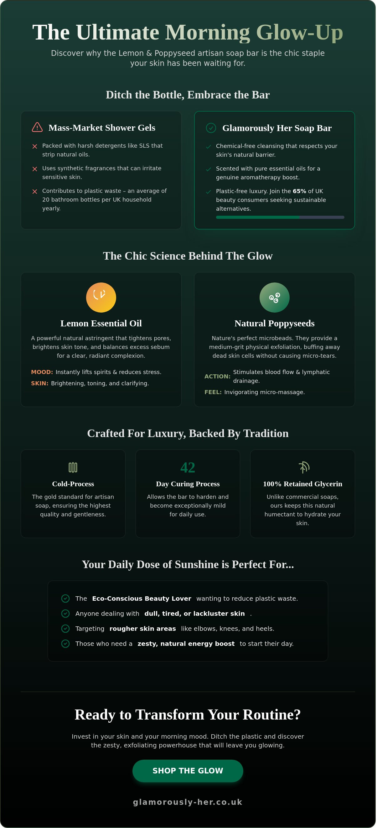 Lemon & Poppyseed Soap Bar