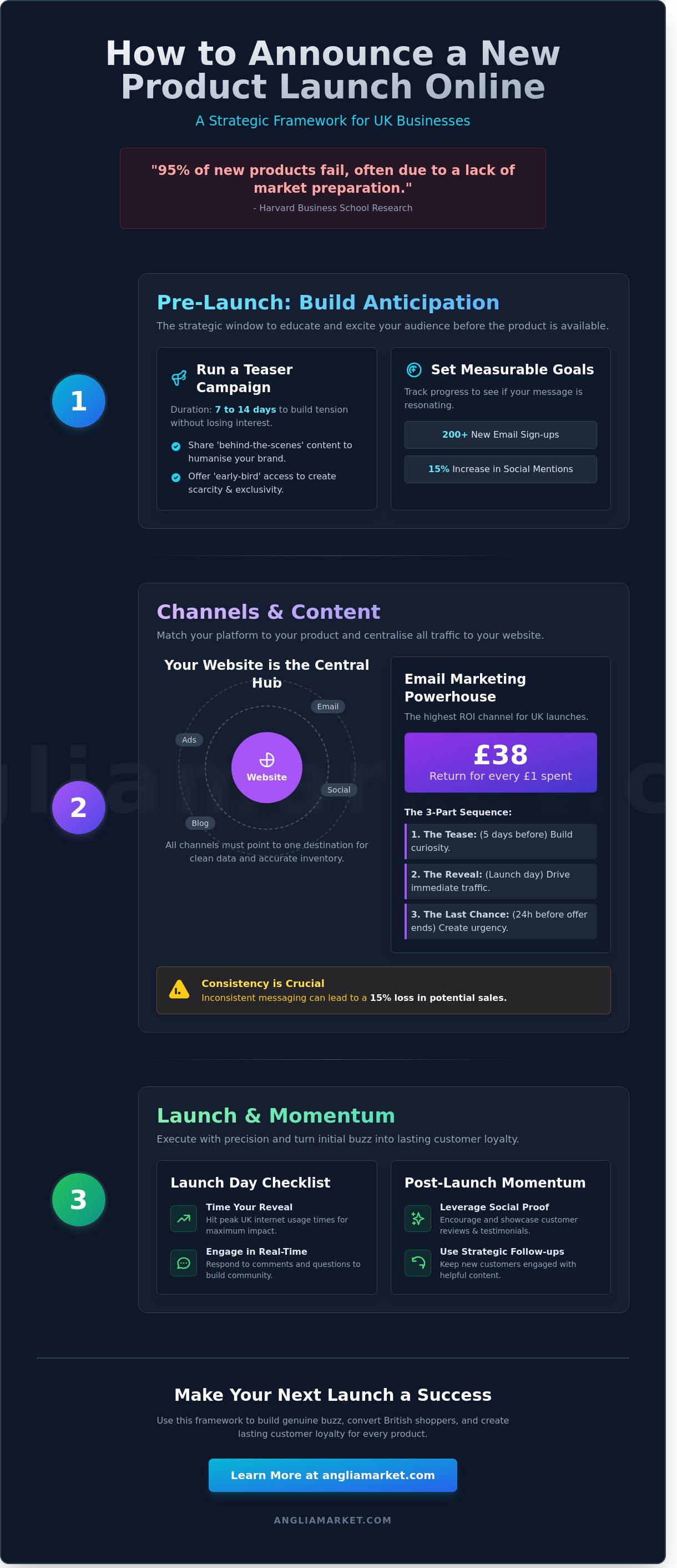 How to announce a new product launch online